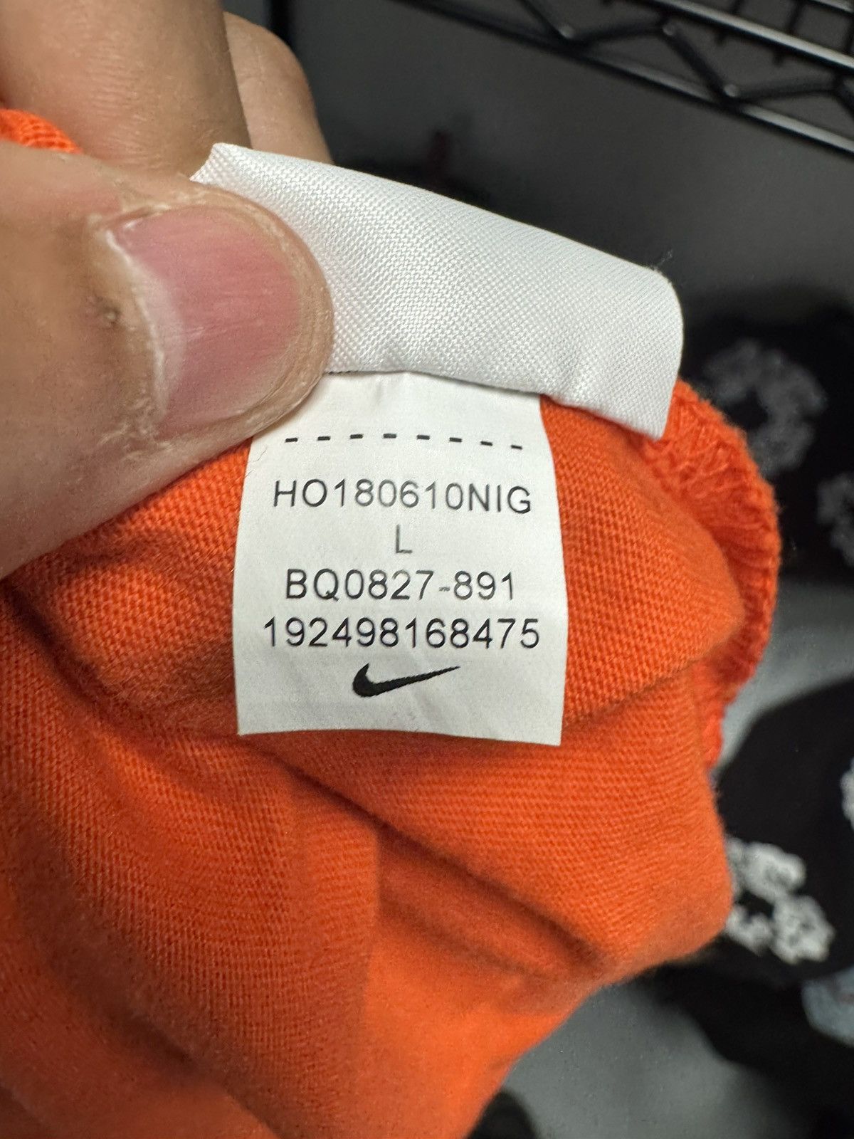 Nike × Off-White OFF-WHITE x Nike NRG A6 Tee Team Orange/Black Size US L / EU 52-54 / 3 - 7 Thumbnail