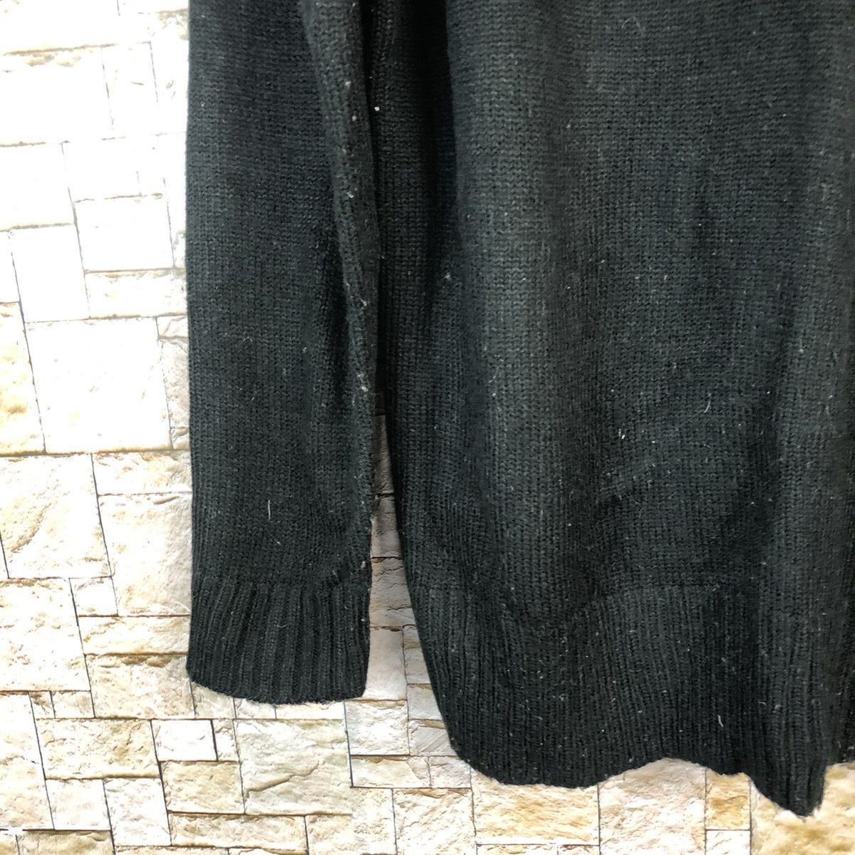 Homespun Knitwear × Japanese Brand Brisk Black Knitwear #A1076 Size M / US 6-8 / IT 42-44 - 7 Thumbnail