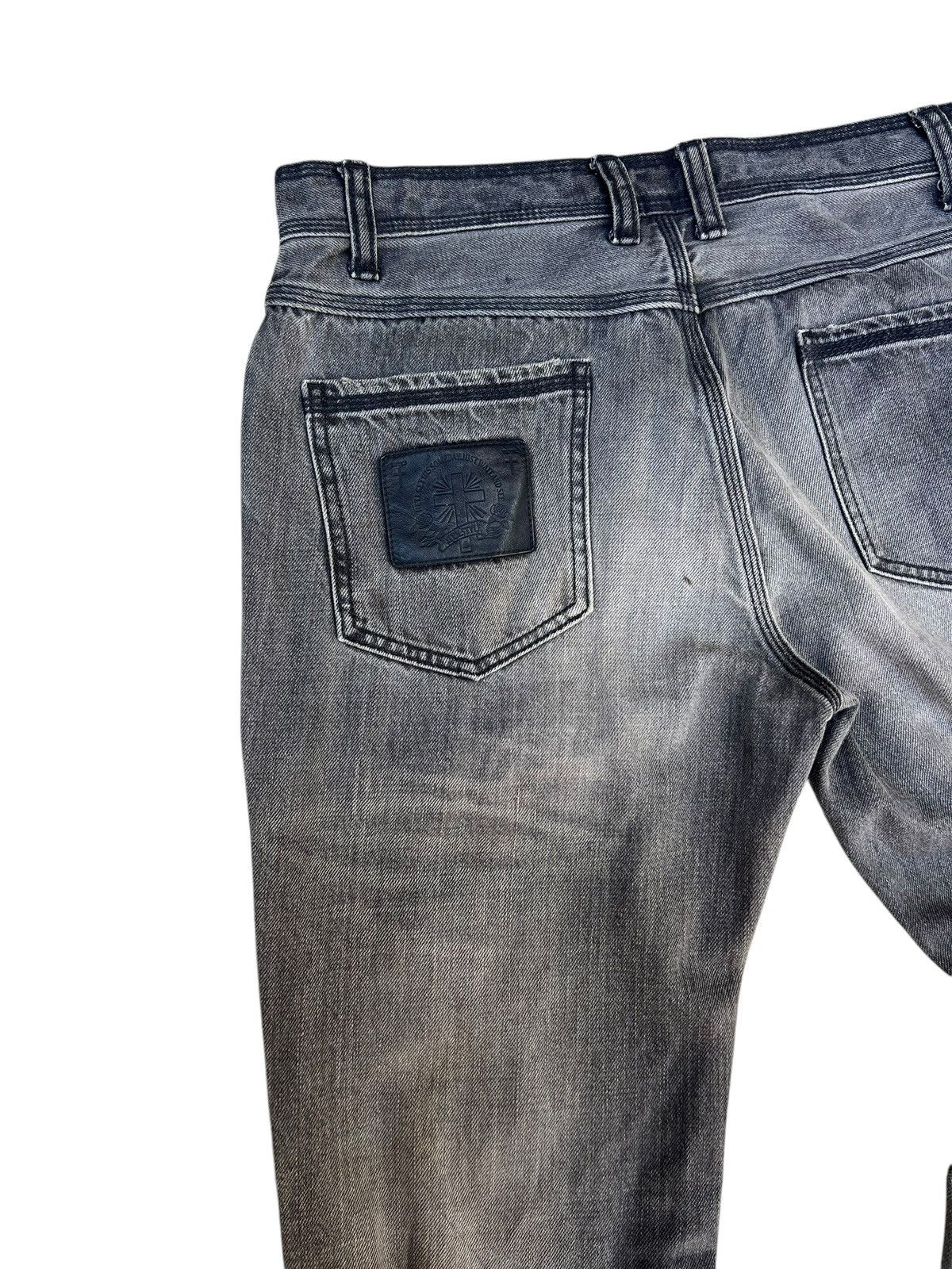 Vintage Of The Neige- Style Japan Rips Distress Denim Bootcut Jeans Size US 31 - 13 Thumbnail