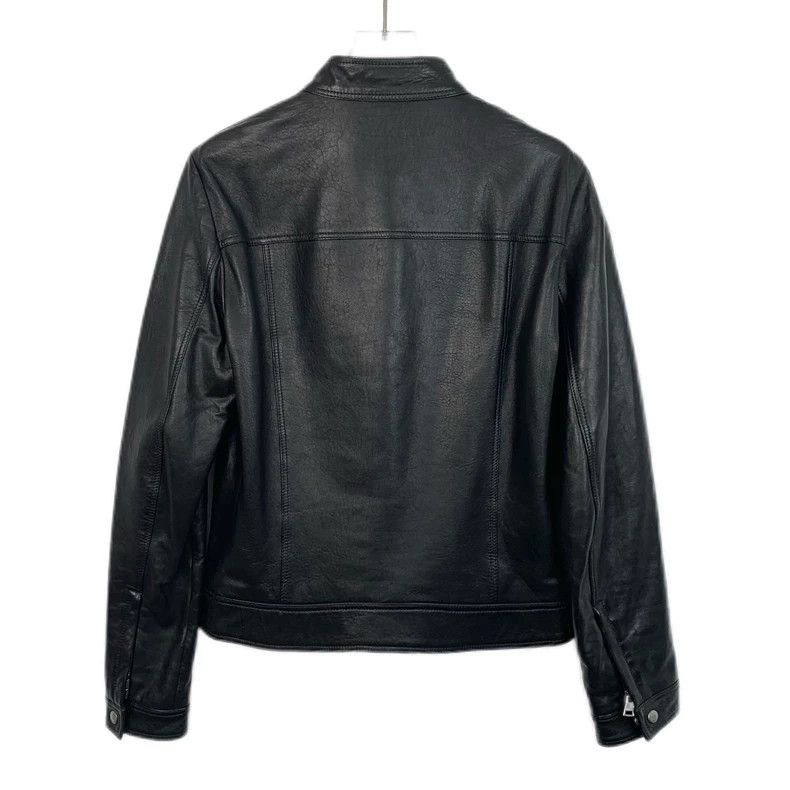 Gucci Gucci Black sheepskin stand-up collar long-sleeved leather Size US XS / EU 42 / 0 - 2 Thumbnail