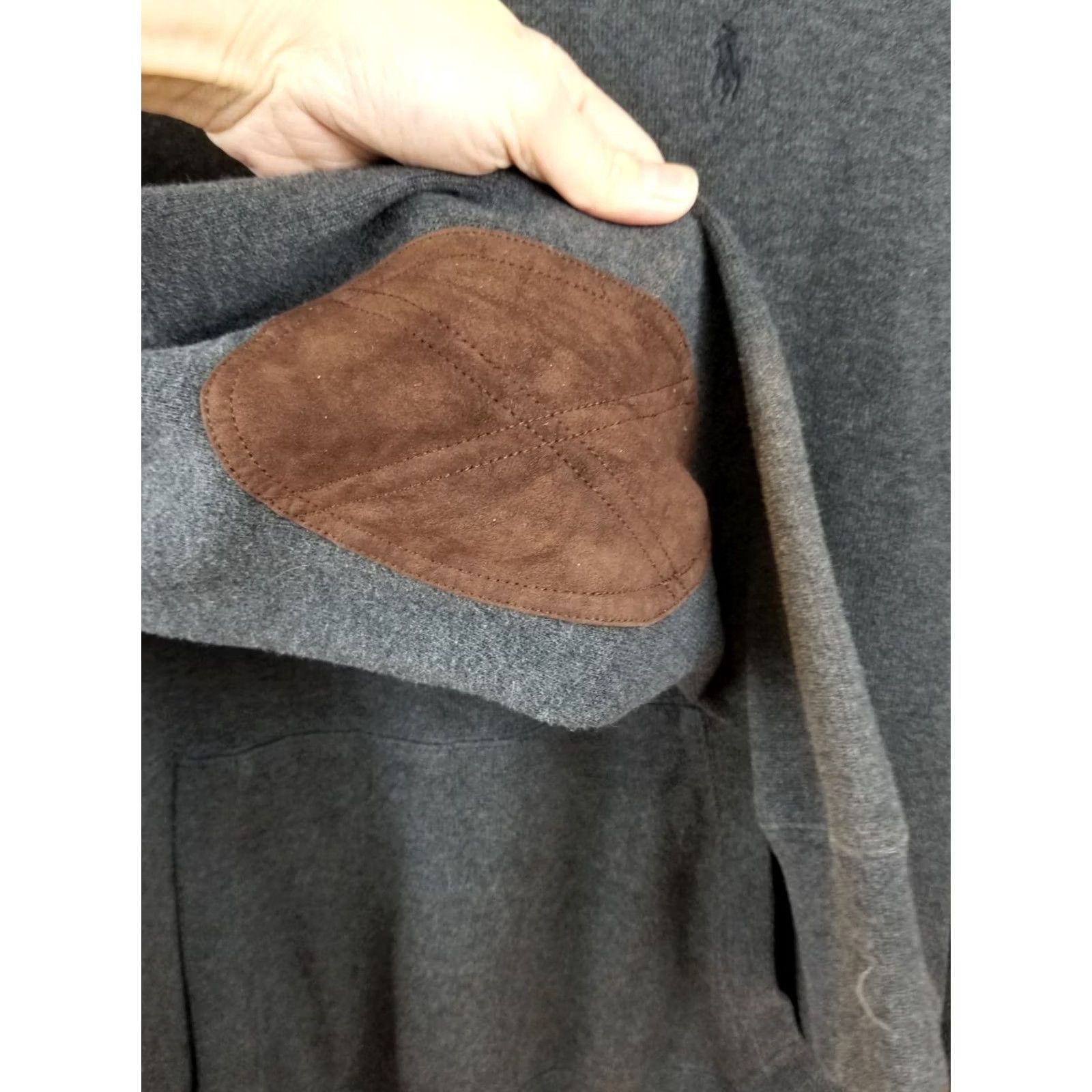 Ralph Lauren VINTAGE RALPH LAUREN POLO HOODY GRAY ELBOW PATCH SWEATSHIRT SIZE LARGE MEN’S Shirt Pullover Rugby 27 INCH 20 INCH 22 INCH 26 INCH 27 INCH Mens Size US L / EU 52-54 / 3 - 5 Thumbnail