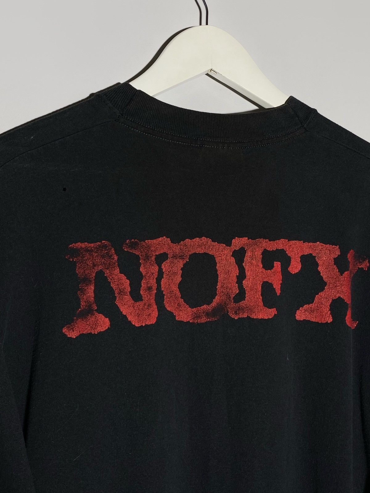 Band Tees × Vintage Vintage 90s NOFX Punk In Drublic Screen Stars Tag Longsleeve Size US XL / EU 56 / 4 - 7 Thumbnail