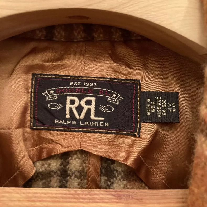 RRL Ralph Lauren RRL Ralph Lauren Orange checkered western sports suit jack Size 42S - 4 Thumbnail