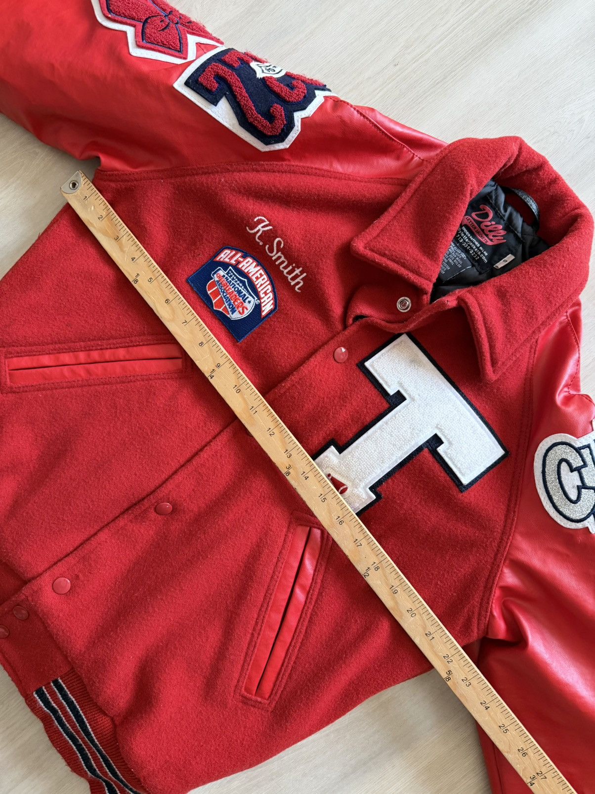 Other Dilly Varsity Letterman Bomber Red Nationals Tookie Sz S Size US S / EU 44-46 / 1 - 4 Thumbnail
