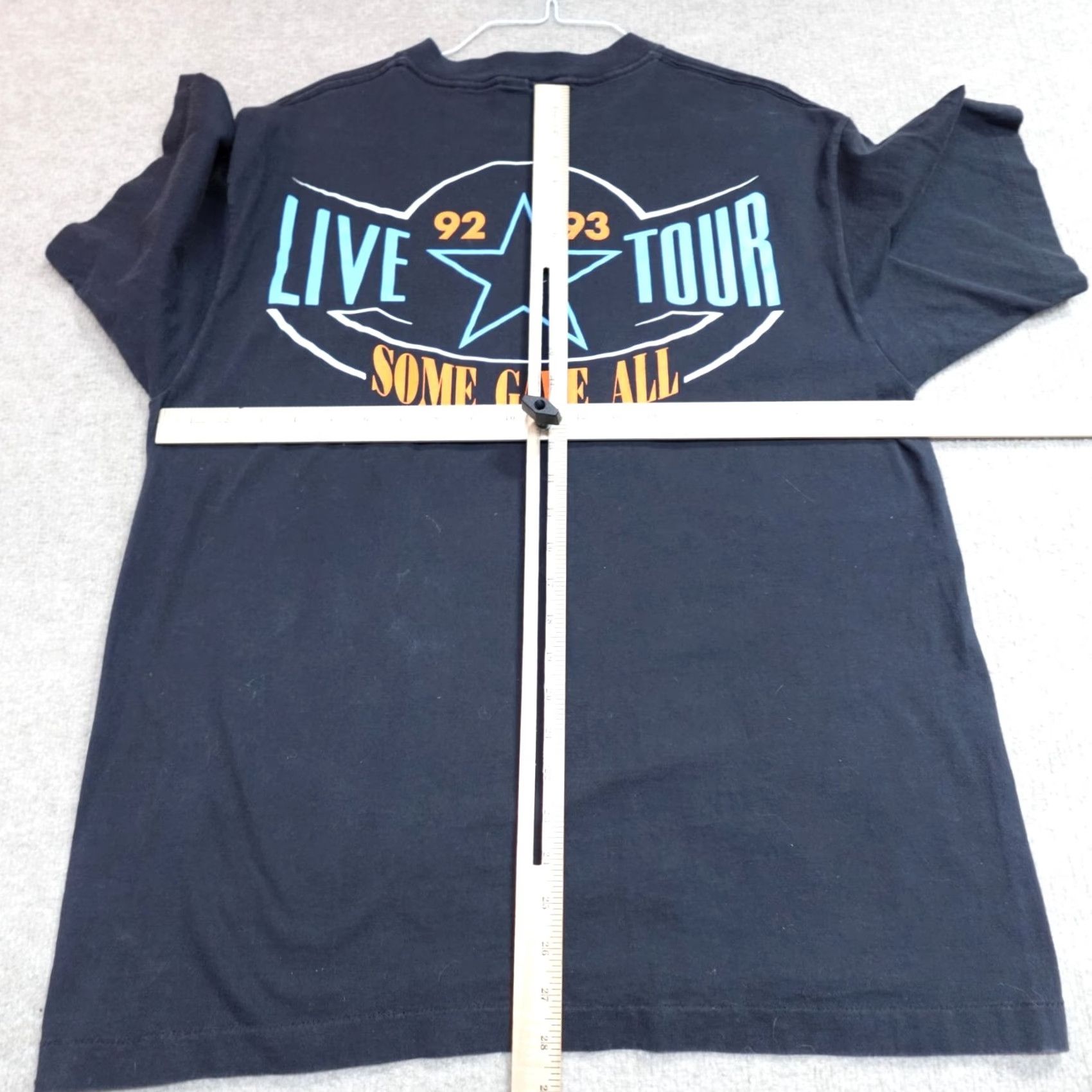 Vintage VINTAGE Billy Ray Cyrus Shirt Large Black Double Sided 1992 Some Gave All Tour Shirts Mens L Black Size US L / EU 52-54 / 3 - 5 Thumbnail