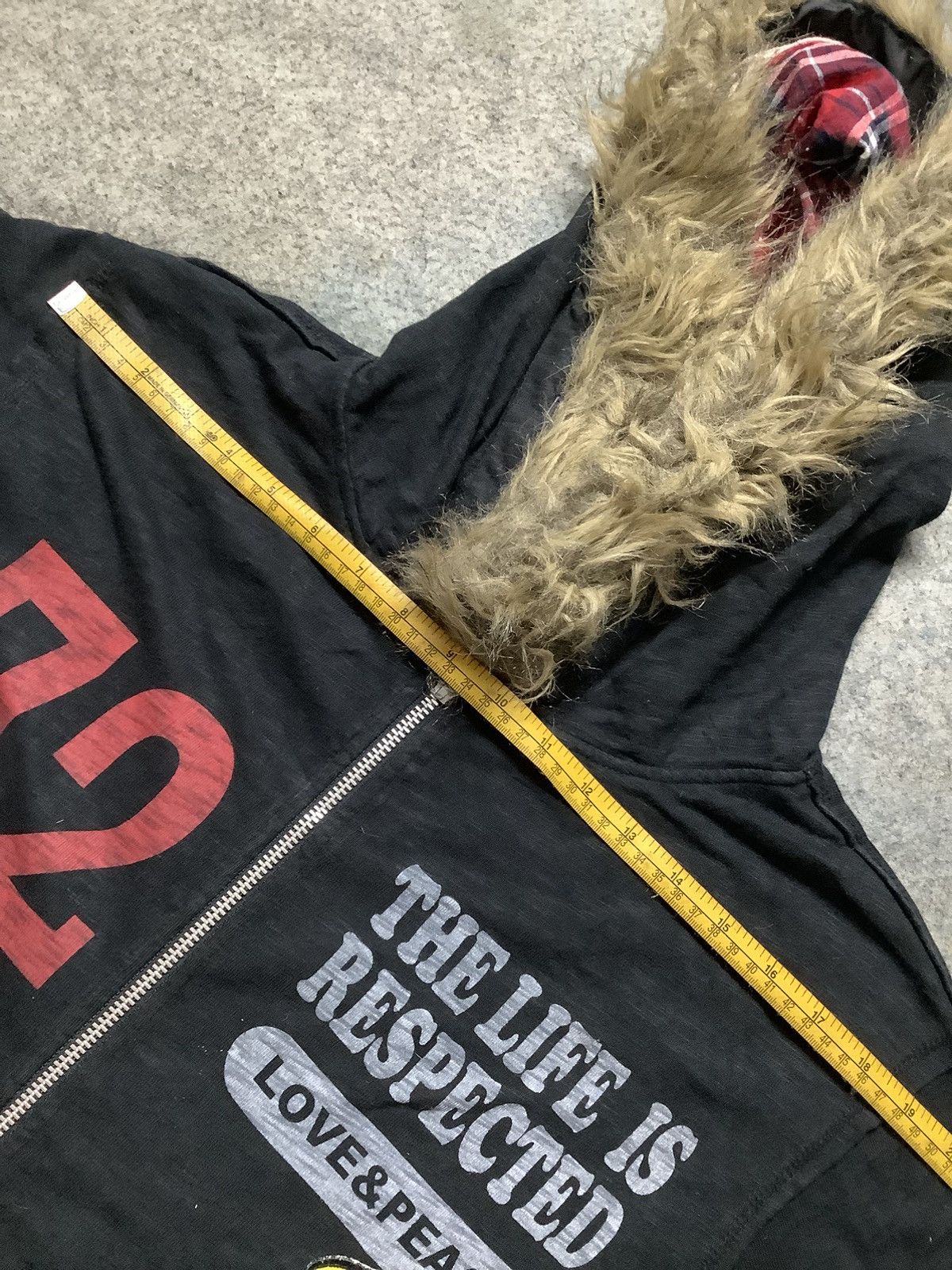 Designer × If Six Was Nine × Le Grande Bleu (L.G.B.) Thruxton Faux Fur Hoodies Like If6w9 LGB style Size US L / EU 52-54 / 3 - 15 Thumbnail