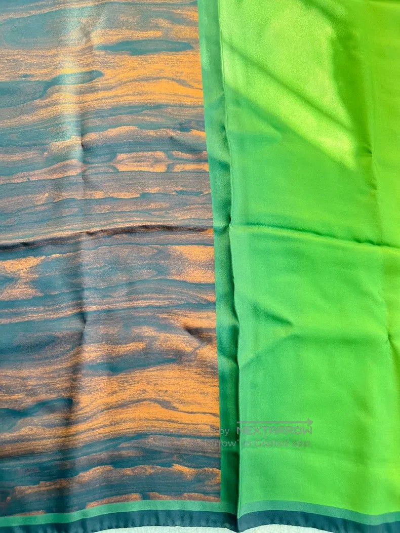 Dries Van Noten Dries Van Noten Wood-Grain Pattern Color-Blocked Scarf Size ONE SIZE - 2 Thumbnail