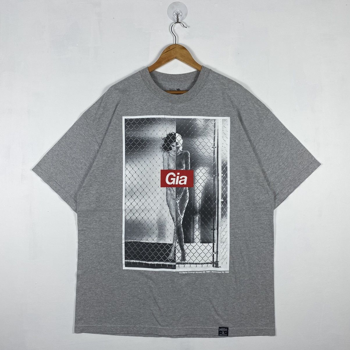 Dissizit × Vintage Dissizit GIA MARIE CARANGI American Super Model Memorial Tee Size US XXL / EU 58 / 5 - 2 Thumbnail