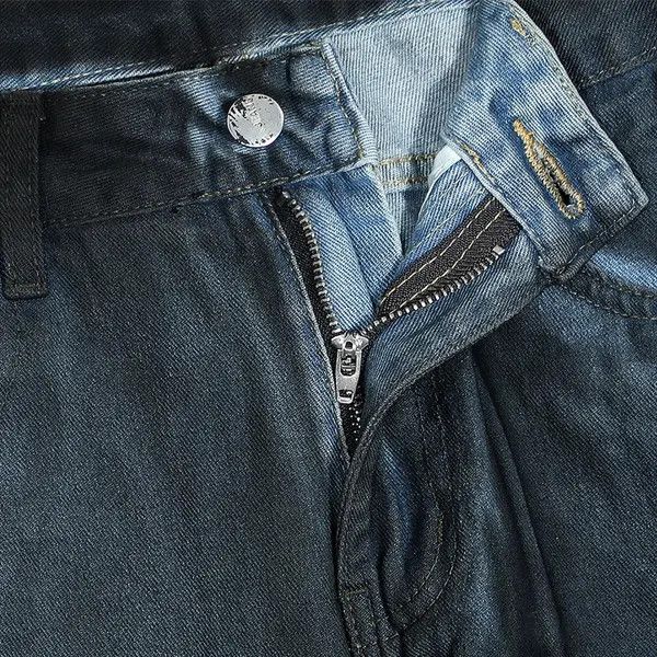 Vintage Men's punk snake print distressed heavy spray-dyed jeans Size US 32 / EU 48 - 4 Thumbnail