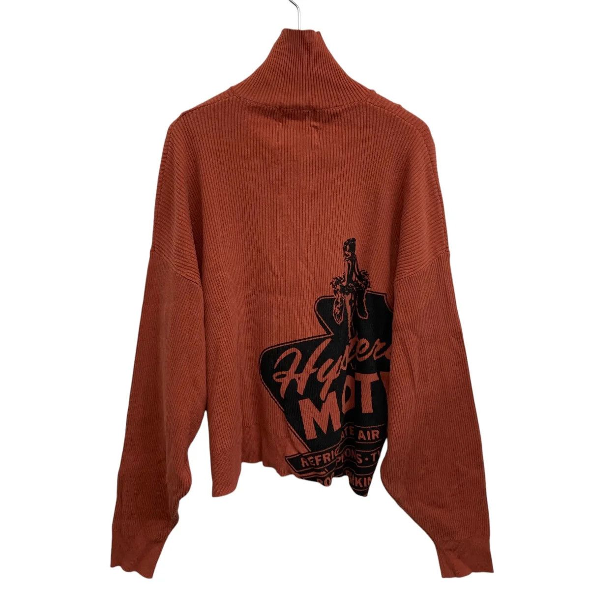 Hysteric Glamour High Neck Half Zip Logo Sweatshirt Jacket Size M / US 6-8 / IT 42-44 - 2 Thumbnail