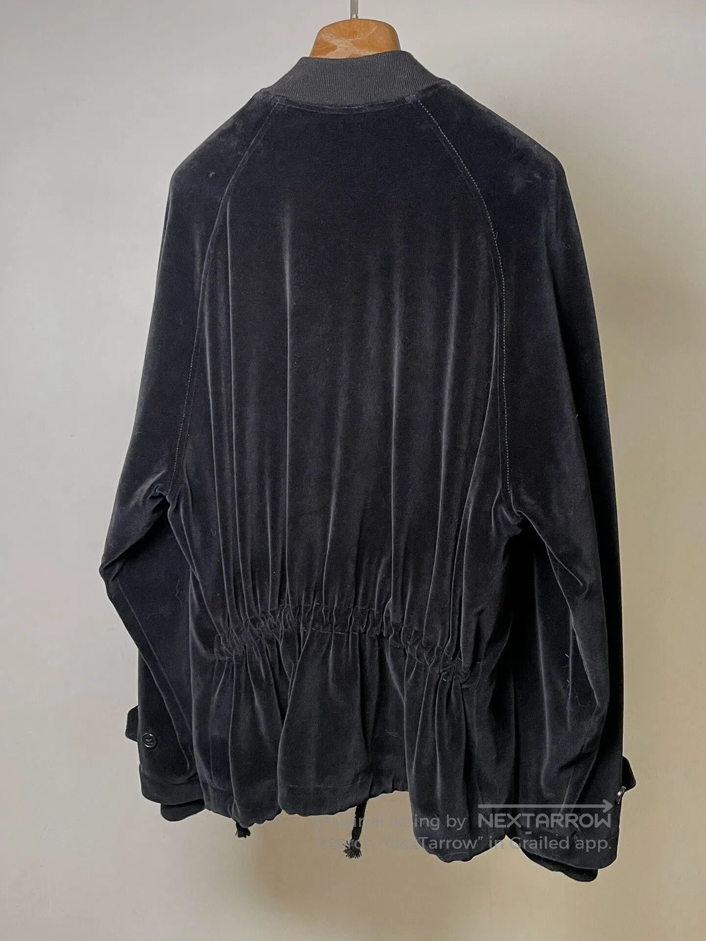 Ann Demeulemeester velvet oversized pilot jacket by Ann Demeulemeester. Size S / US 4 / IT 40 - 5 Thumbnail