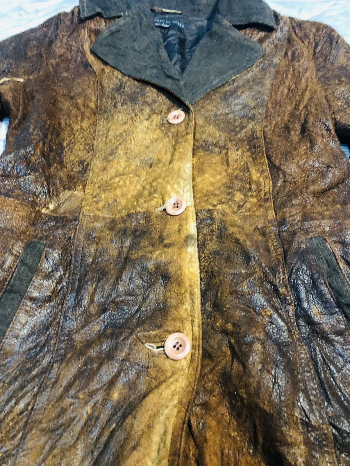Element Element By Vakko Leather Jacket (23) Size S / US 4 / IT 40 - 6 Thumbnail
