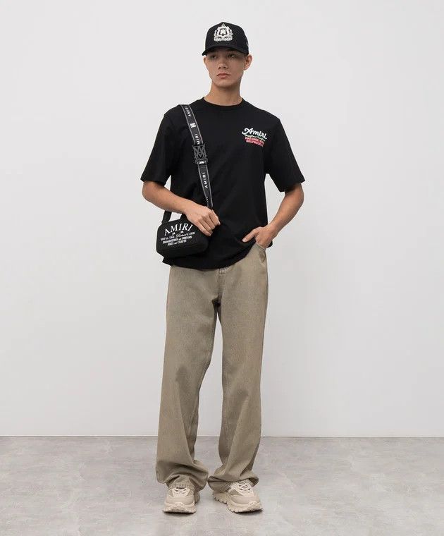 Amiri o1h1sh11225 Neon Lights Tee in Black Size US XL / EU 56 / 4 - 4 Thumbnail