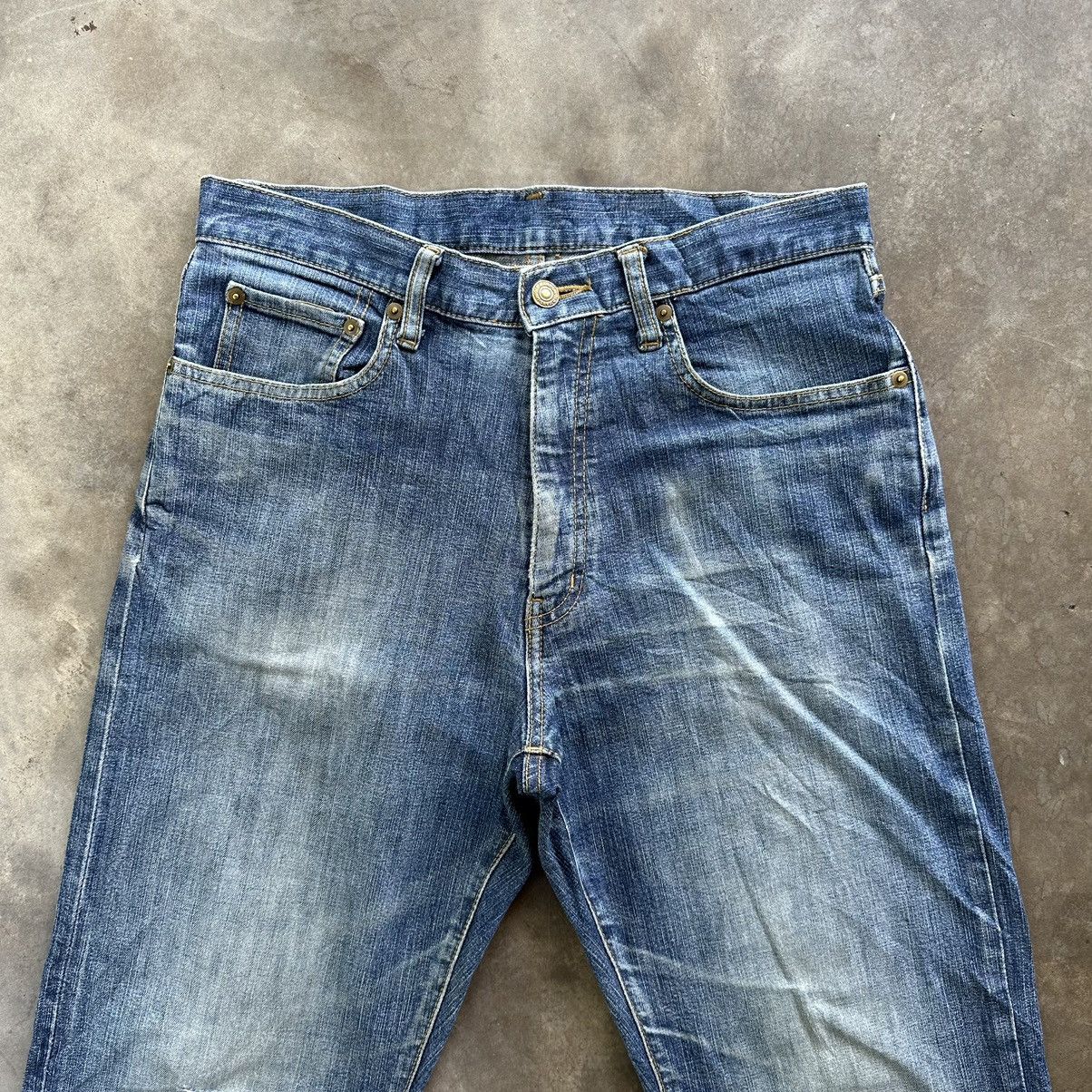Japanese Brand × Jean × Vintage Vintage Japanese Distressed Faded Denim Jean Pant W31 Size US 31 - 3 Thumbnail