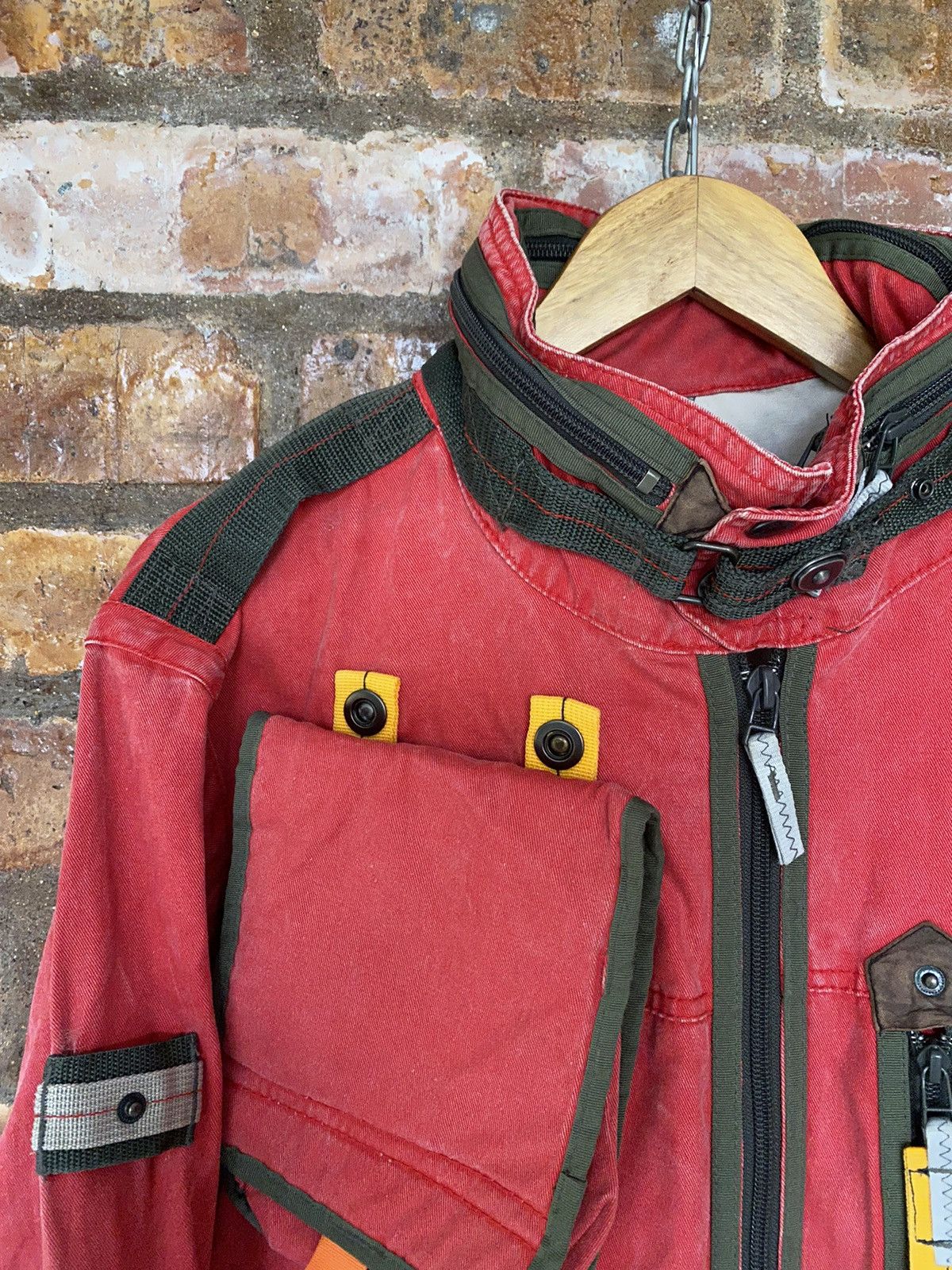 Avirex × Japanese Brand Vtg Avirex Analoq Q 3D cargos parachute bondage jacket Size US L / EU 52-54 / 3 - 7 Thumbnail