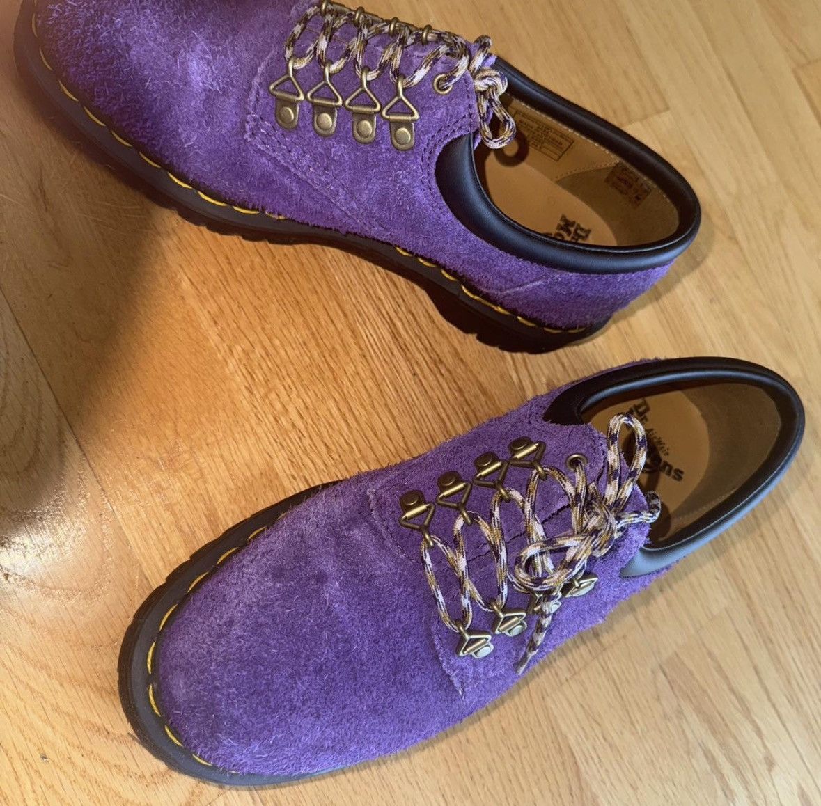 Dr. Martens Purple suede dr martens 1461 Size US 9 / EU 42 - 2 Thumbnail