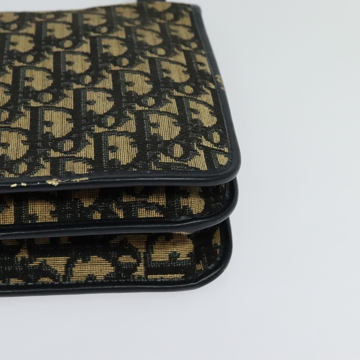 Dior DIOR Trotter Canvas Shoulder Bag Navy Size ONE SIZE - 11 Thumbnail