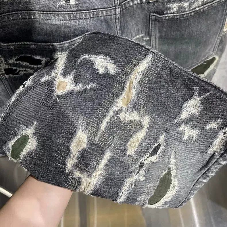 Givenchy Givenchy boro 23-year-old black-grey denim jeans Size US 31 - 6 Thumbnail