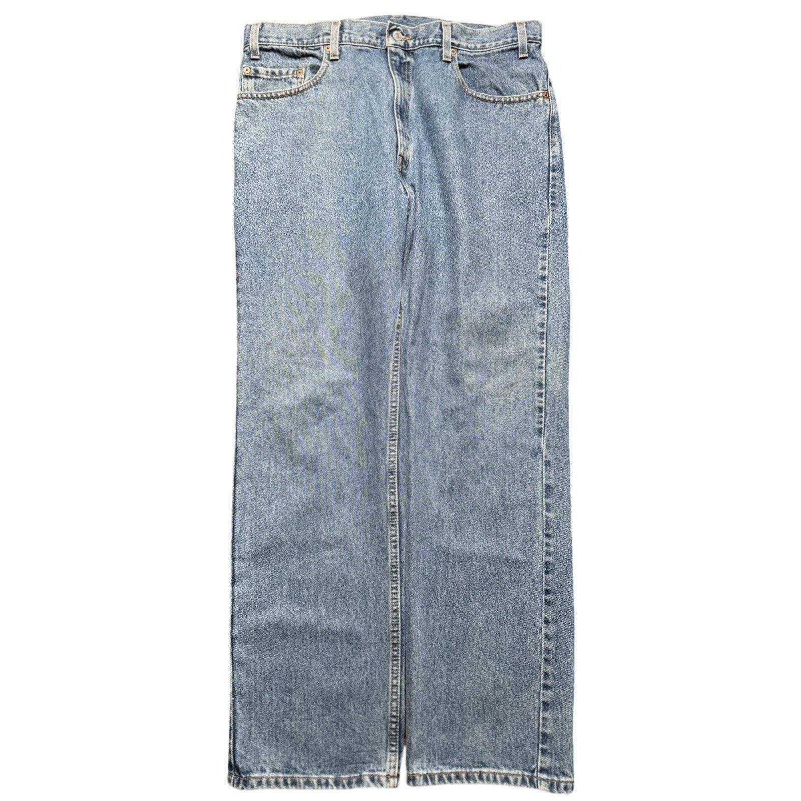 Levi's VTG Levi's 505 Jeans Mens 38x30 Red Tab Blue Light Wash Size US 38 / EU 54 - 3 Thumbnail