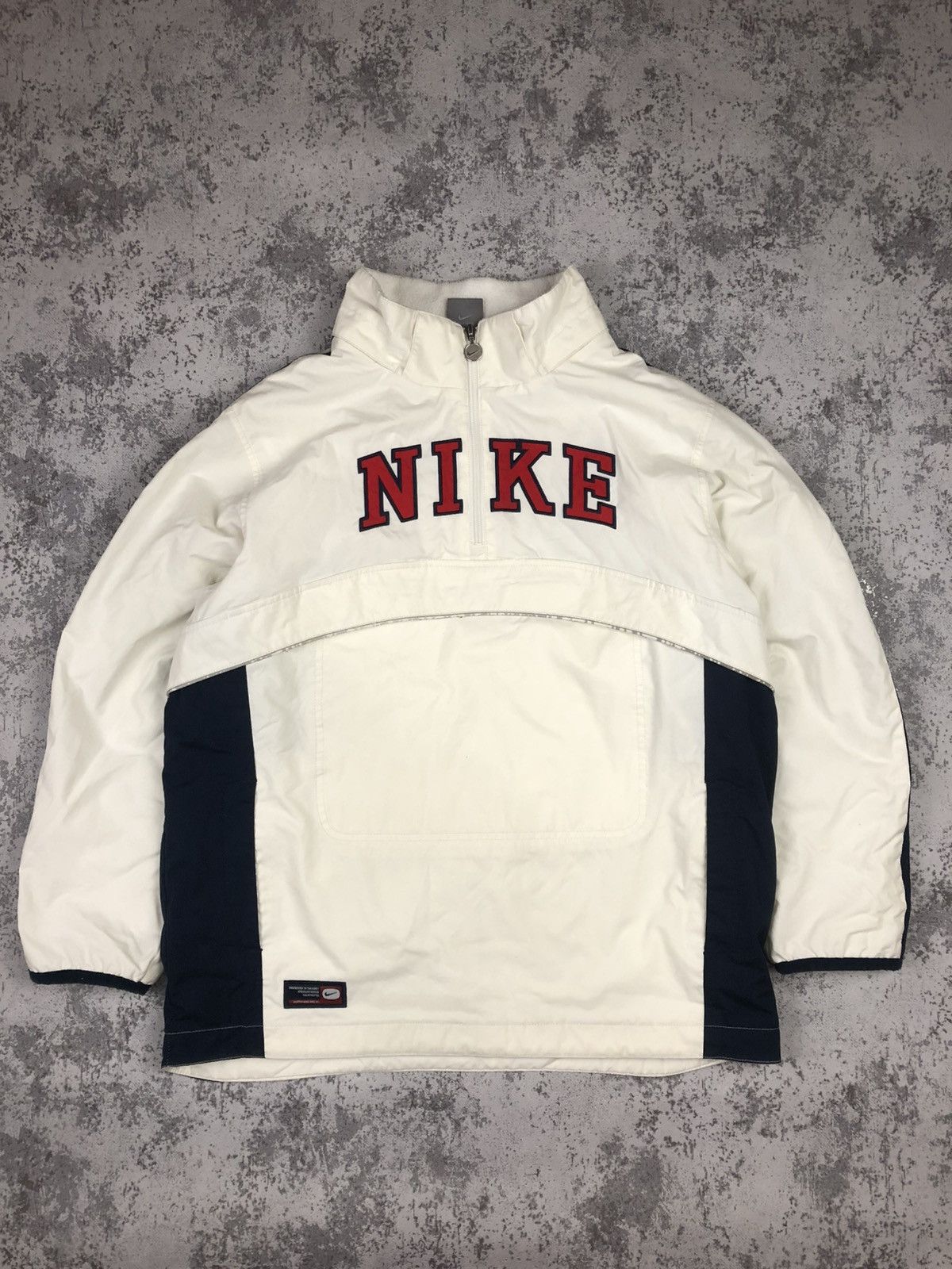 Nike Nike Vintage Anorak Fleece Jacket Reflective Size US S / EU 44-46 / 1 - 1 Thumbnail