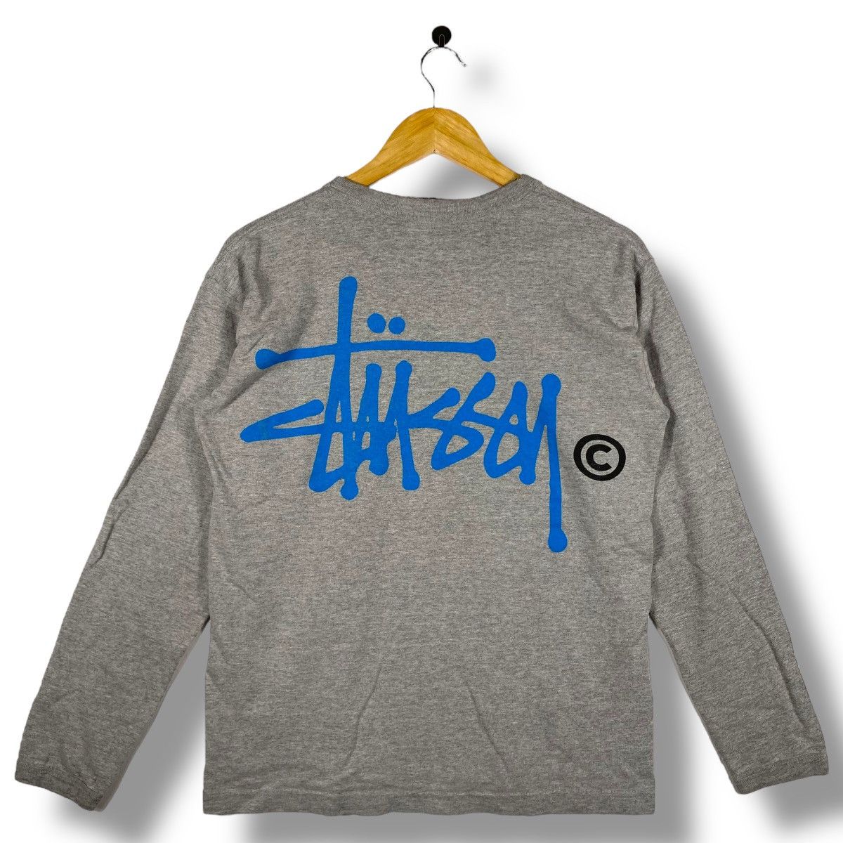 Stussy × Vintage Vintage 00's STUSSY Signature Logo Long Sleeve Tee Shirt Size US S / EU 44-46 / 1 - 4 Thumbnail