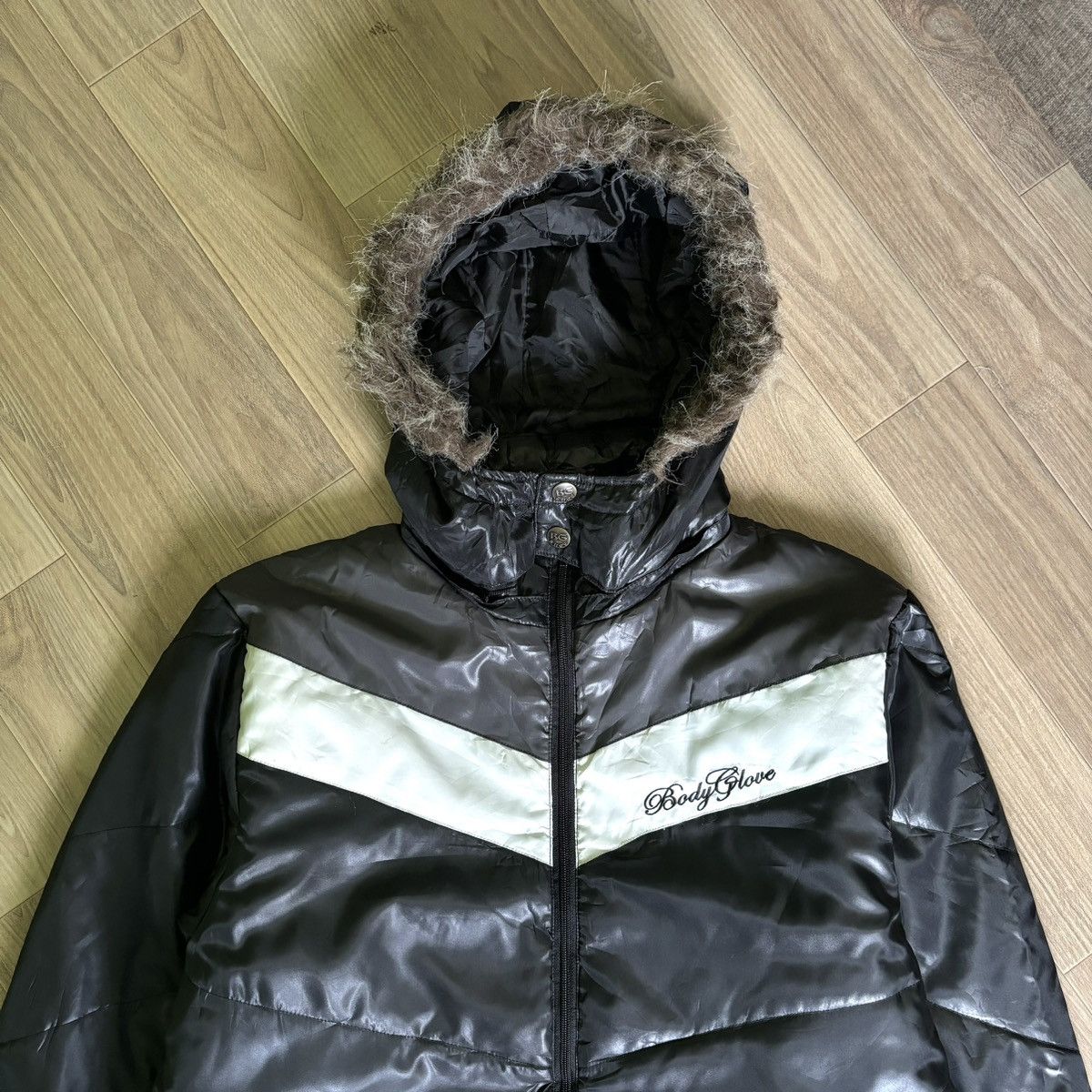 If Six Was Nine × Japanese Brand × Le Grande Bleu (L.G.B.) Body glove Fur jacket down puffer IfSixWasNine LGB Style Size US L / EU 52-54 / 3 - 2 Thumbnail