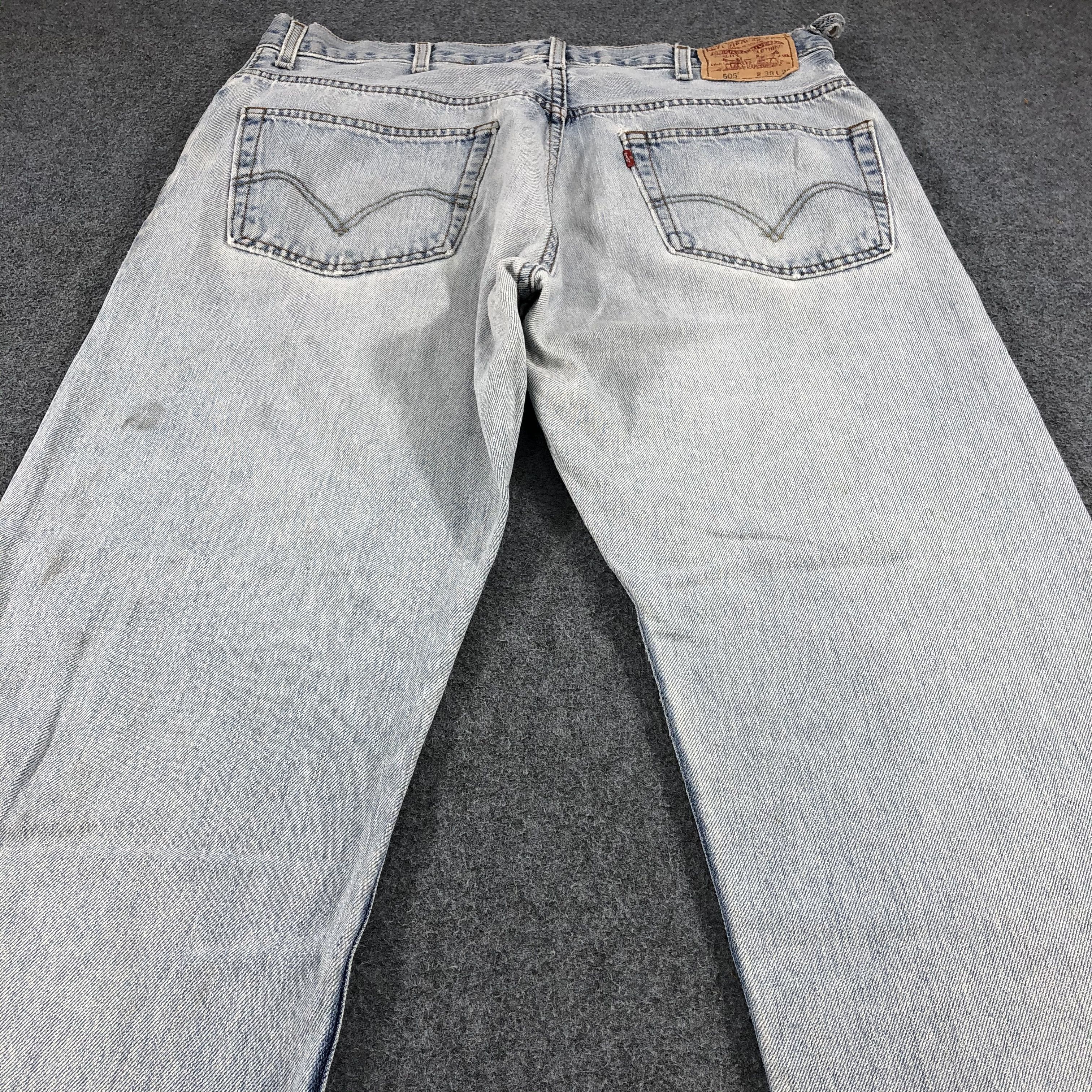 Levi's Light Washed Vintage Levis 505 Jeans-J979 Size US 36 / EU 52 - 4 Thumbnail