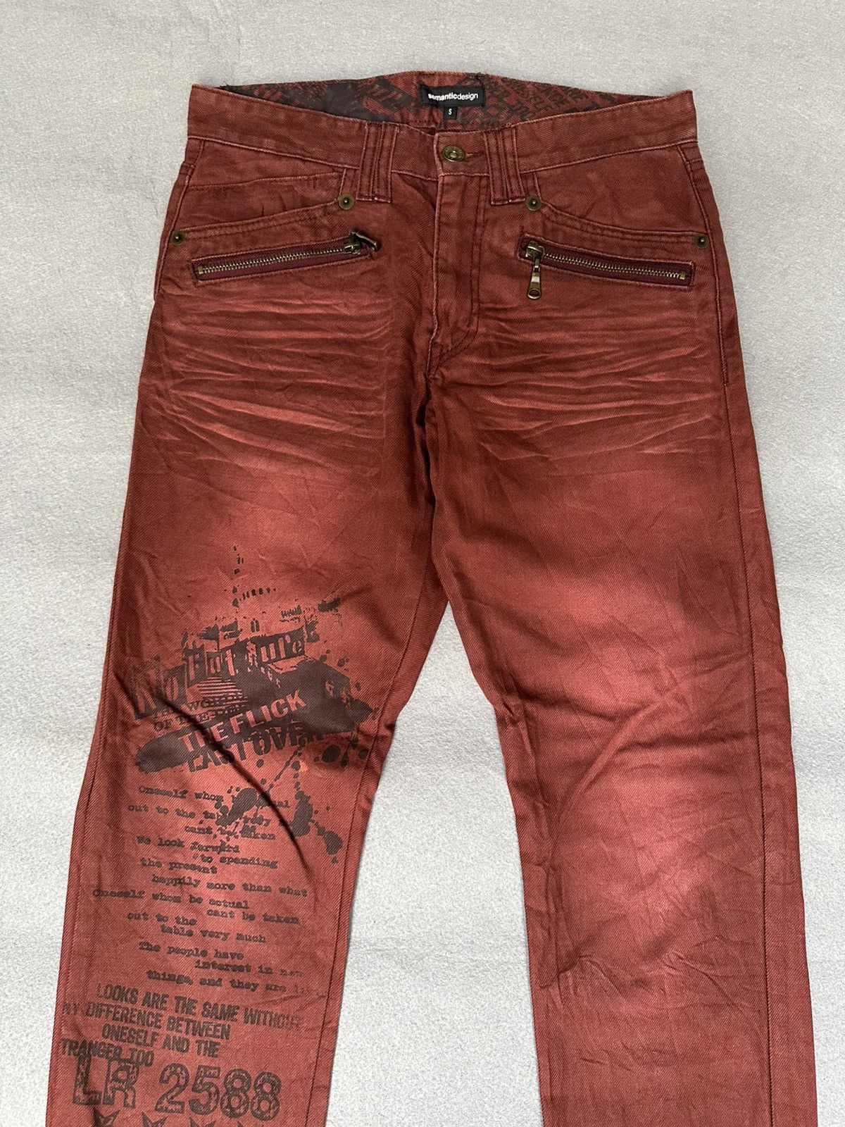 semanticdesign Semantics Design Claw Marks Denim Size US 29 - 4 Thumbnail
