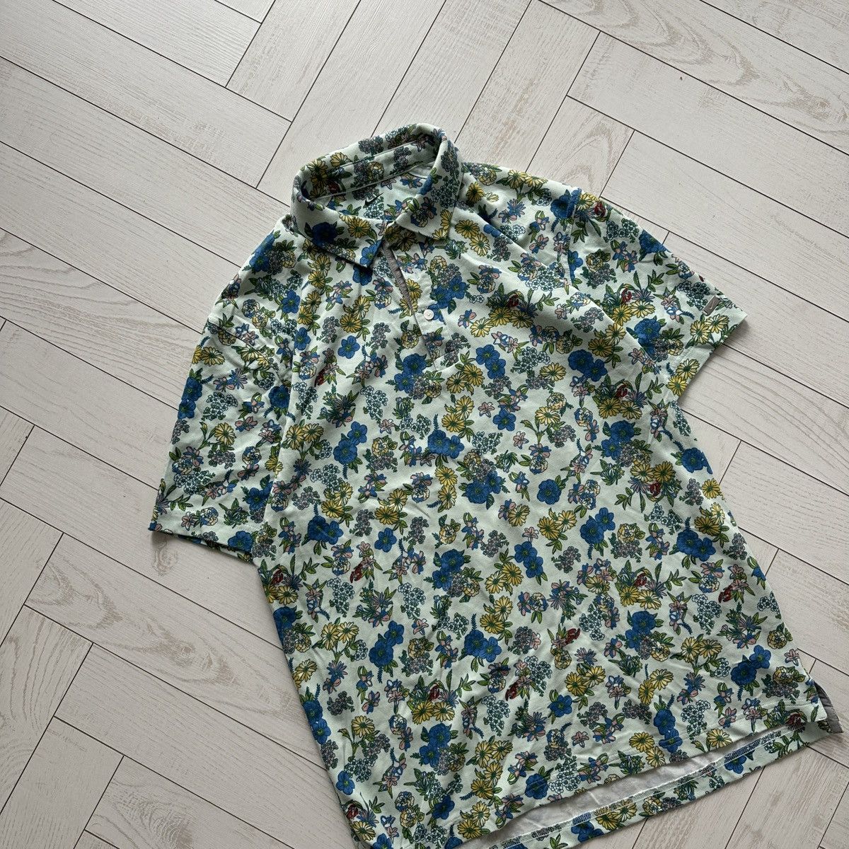 Nike Nike polo golf floral print streetwear vintage rare lobster Size US M / EU 48-50 / 2 - 6 Thumbnail
