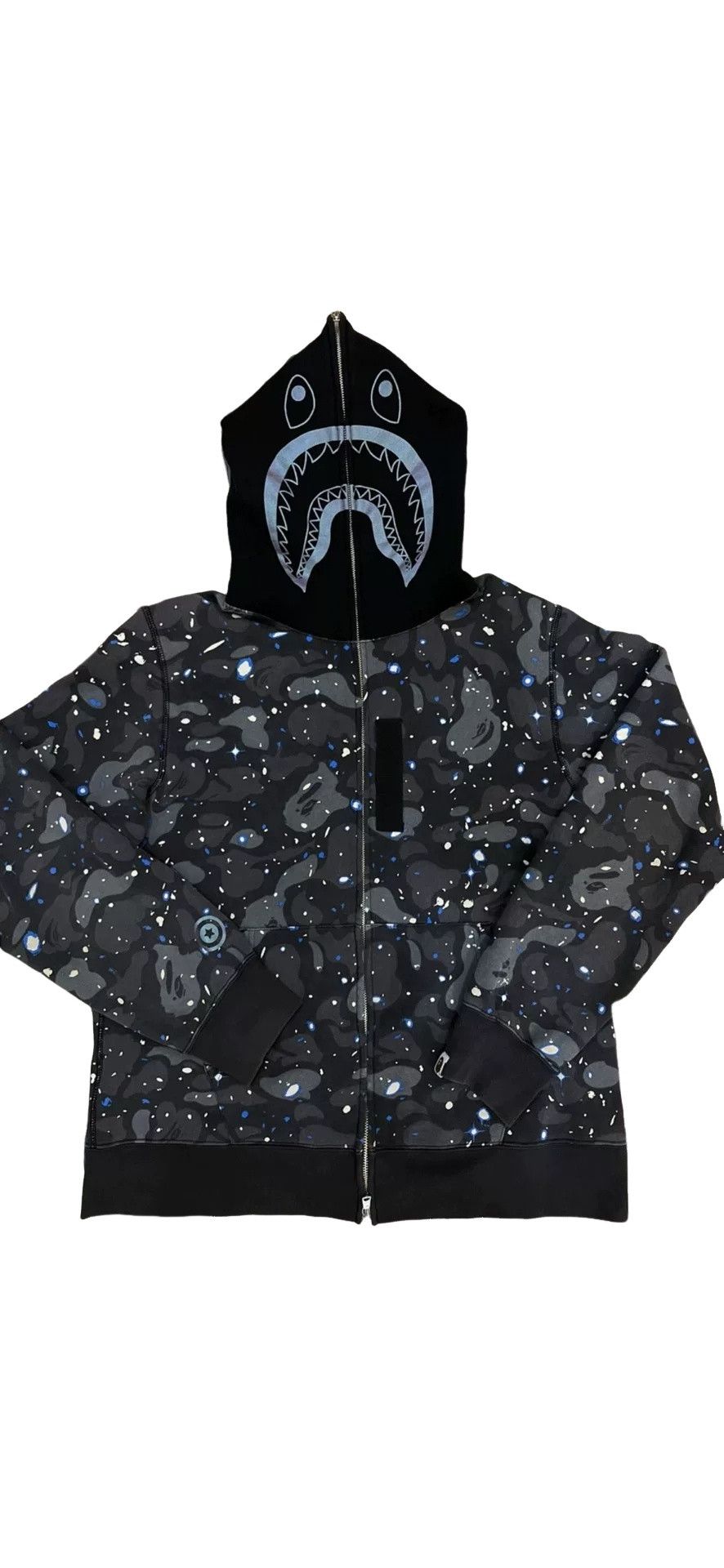 Bape A Bathing Ape Galaxy Camo Shark Hoodie XL Size US XL / EU 56 / 4 - 1 Thumbnail