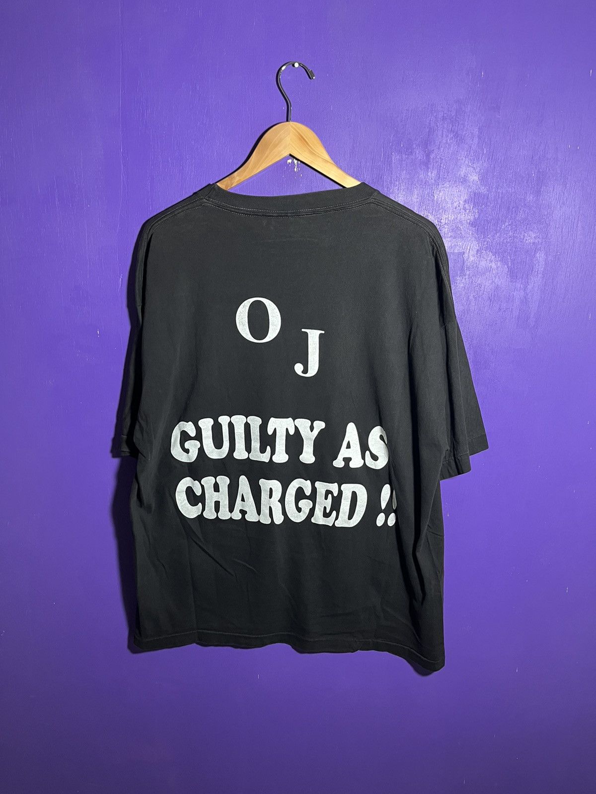 Rap Tees × Vintage Vintage 90s Guilty as charged OJ Simpson t-shirt Size US XL / EU 56 / 4 - 2 Thumbnail