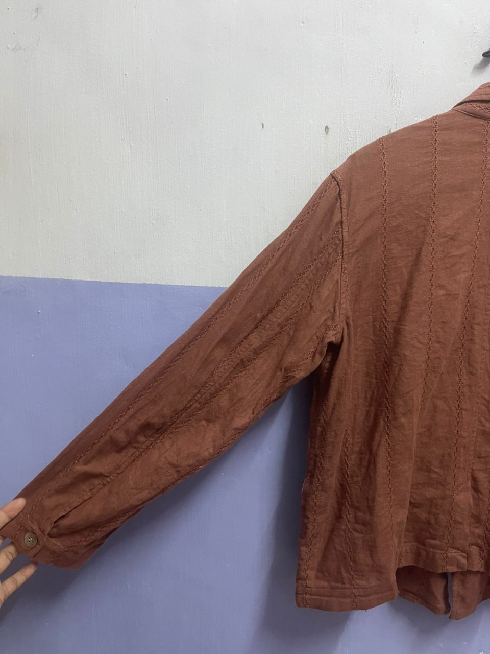 Issey Miyake Vintage Plantation Issey Miyake Traditional Light Jacket Size US M / EU 48-50 / 2 - 6 Thumbnail