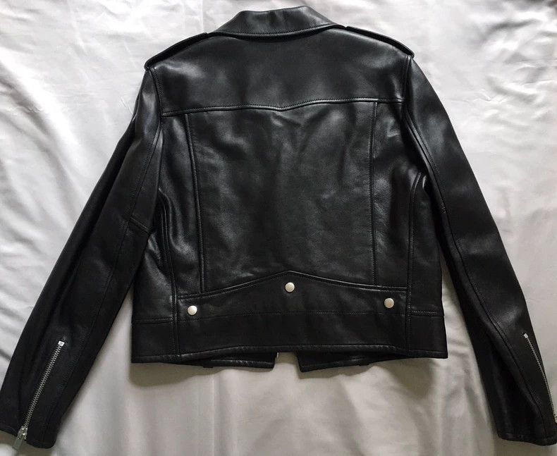 Saint Laurent Paris Saint Laurent Paris Motorcycle Jacket Size M / US 6-8 / IT 42-44 - 7 Thumbnail