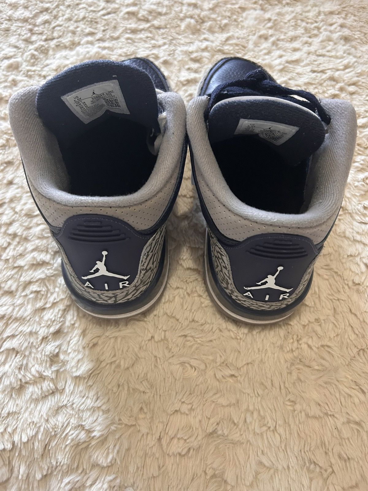 Jordan Brand Jordan 3 Georgetown Size US 5.5 / IT 35.5 - 3 Thumbnail