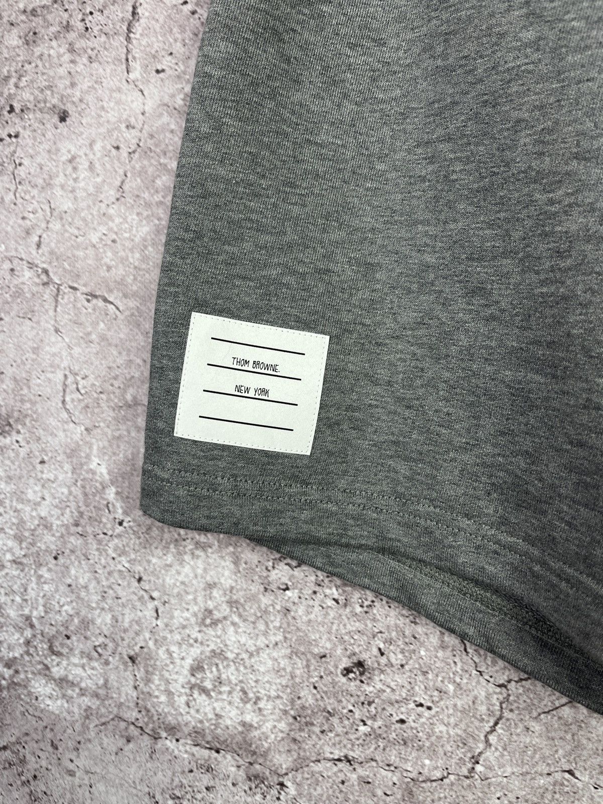 Thom Browne Thom Browne Grey Sweat 🇮🇹 Tricolor Stripe Lounge Size US 30 / EU 46 - 2 Thumbnail