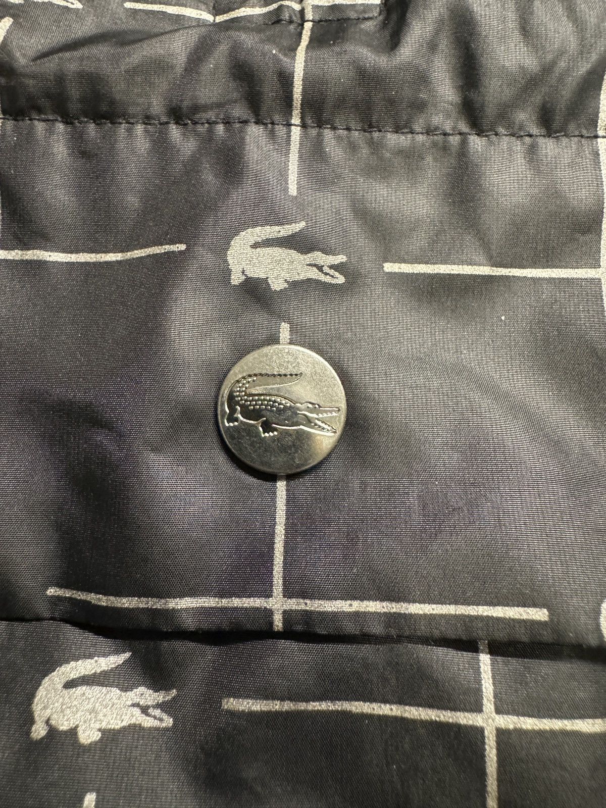 Lacoste × Supreme Reflective grid nylon anorak Size US M / EU 48-50 / 2 - 6 Thumbnail