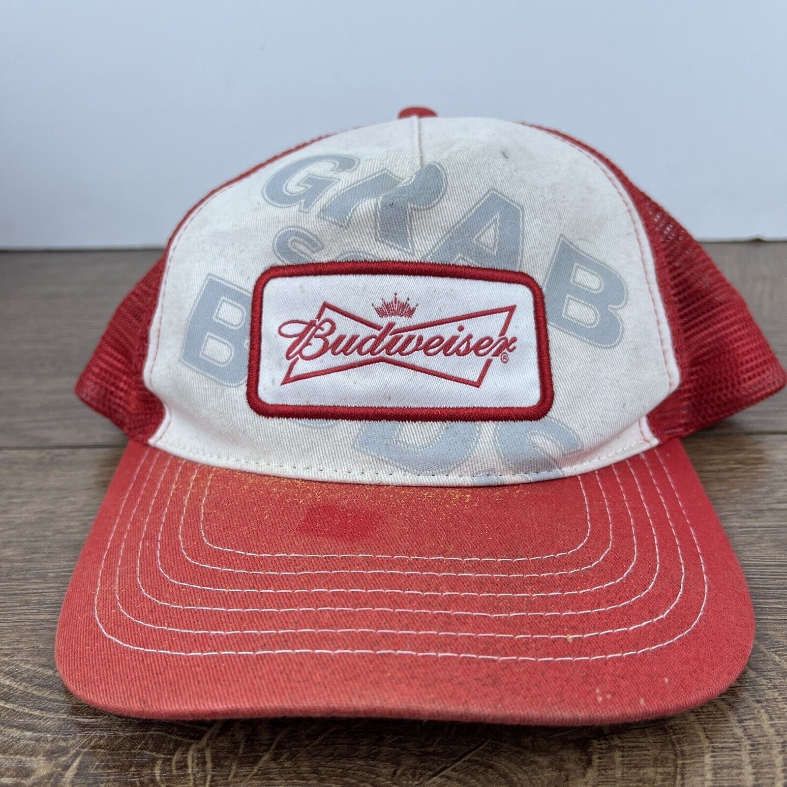 Budweiser Vintage Budweiser Snapback Hat Red Hat Adjustable Adult Size Size ONE SIZE - 3 Thumbnail