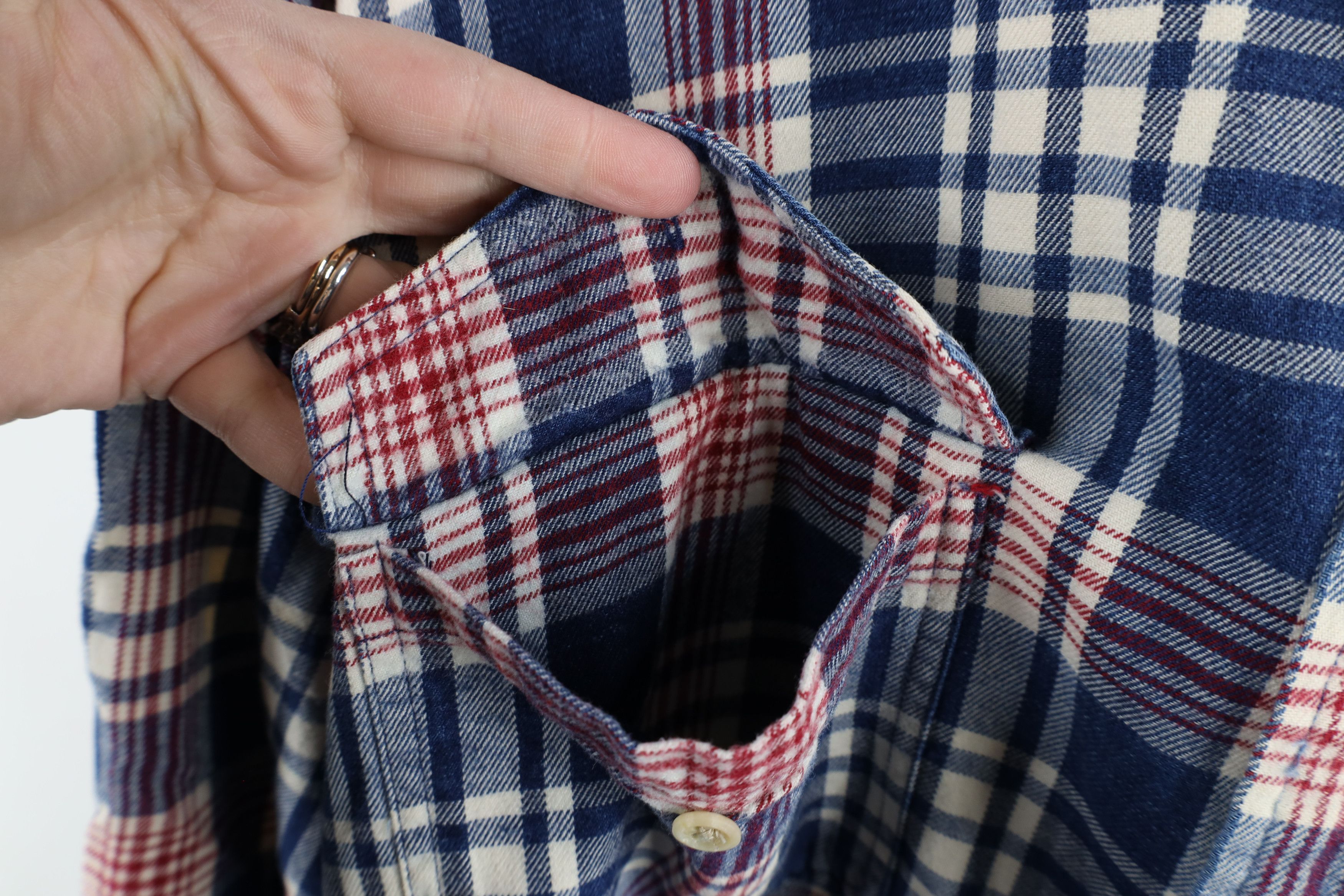 Tommy Hilfiger Vintage 90s Tommy Hilfiger Collar Flannel Button Shirt Plaid Size US XL / EU 56 / 4 - 5 Thumbnail