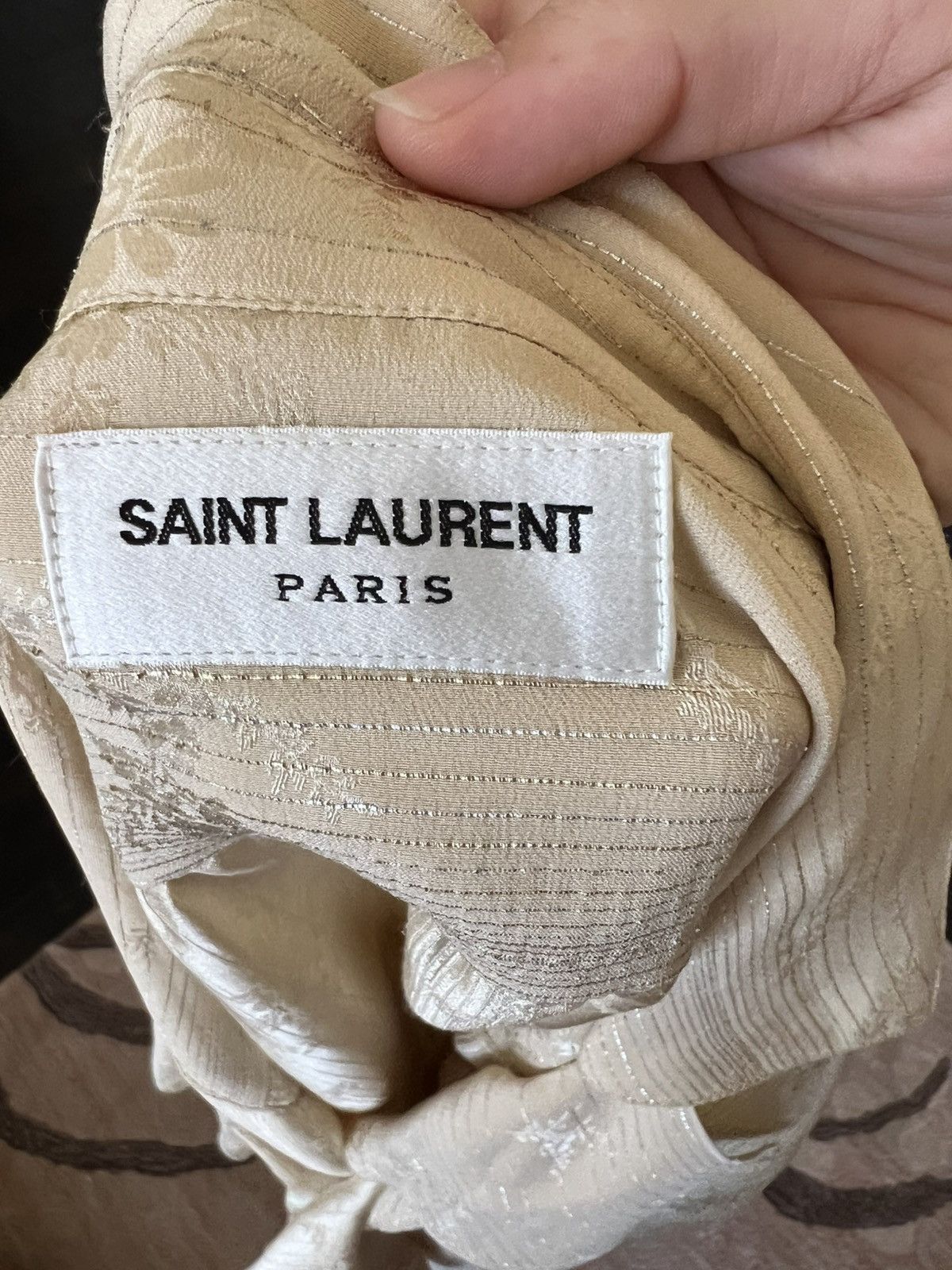 Saint Laurent Paris Cream colors Saint Laurent blouse Size US M / EU 48-50 / 2 - 3 Thumbnail