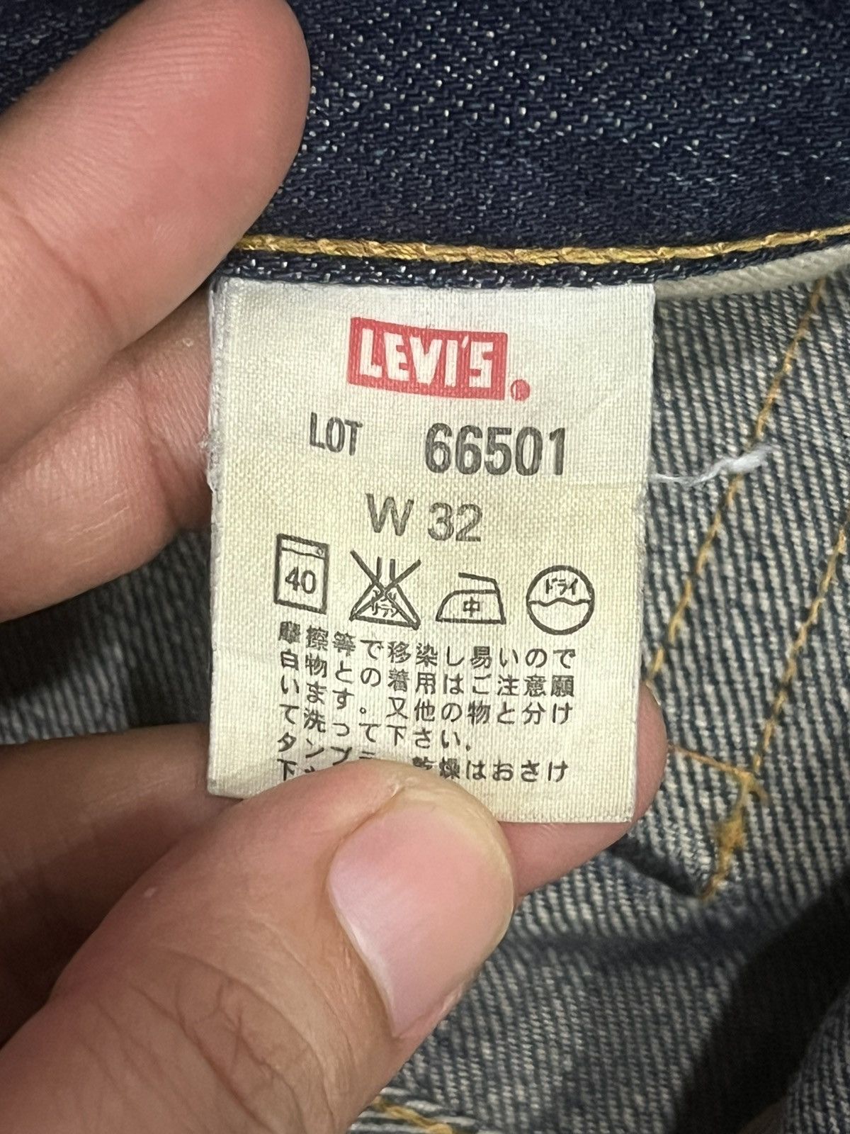 Levi's Vintage Clothing ⚡️Selvedge⚡️Vintage Levi’s 501 LVC Big E Blue Faded Wash Jeans Size US 32 / EU 48 - 20 Thumbnail