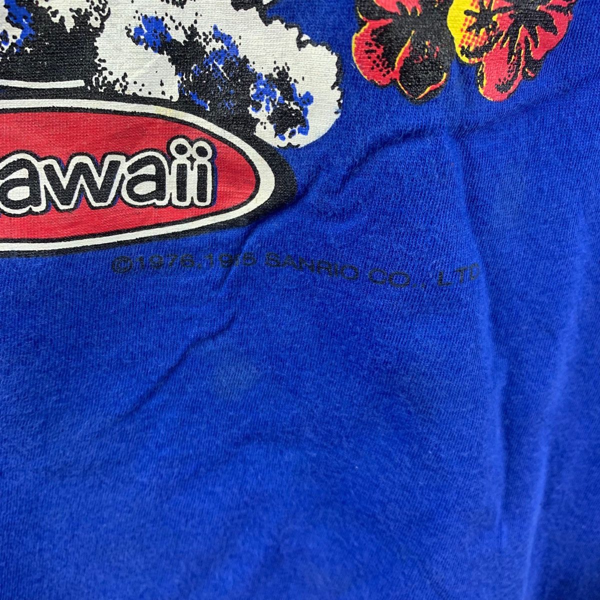 Vintage Vintage 1995 HELLO KITTY HAWAII Surf Cartoon Ringer Size S / US 4 / IT 40 - 3 Thumbnail