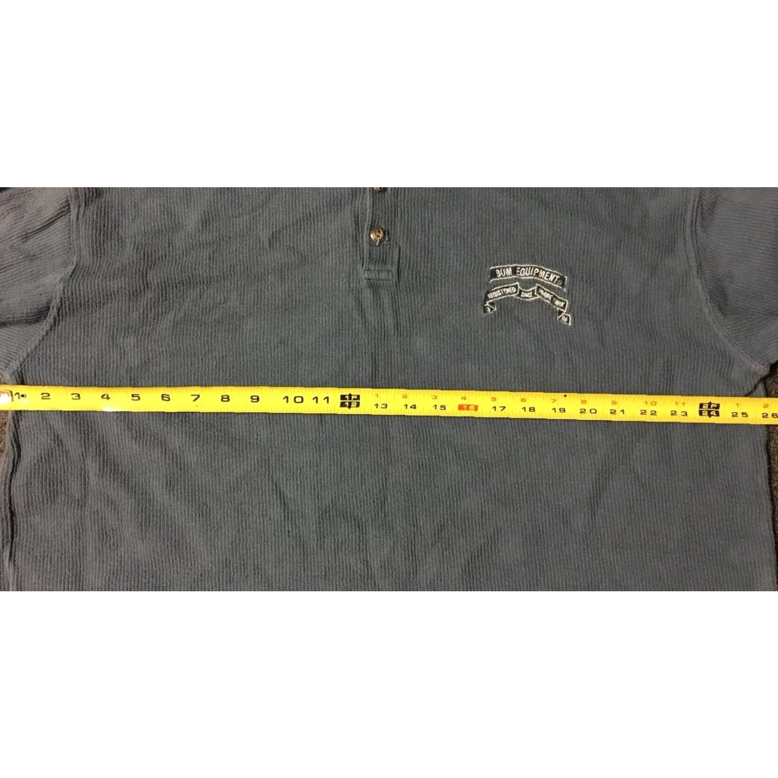 Vintage VINTAGE B.U.M. Equipment Hoodie Shirt Mens Large Blue 90s Grunge Hip Hop Skate Surf Button Up Long Sleeve Size US L / EU 52-54 / 3 - 5 Thumbnail