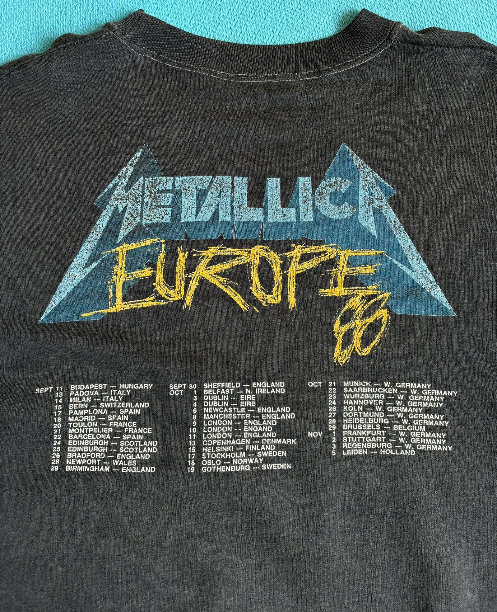 Metallica Metallica Europe 88 sweatshirt size. M Size US M / EU 48-50 / 2 - 14 Thumbnail