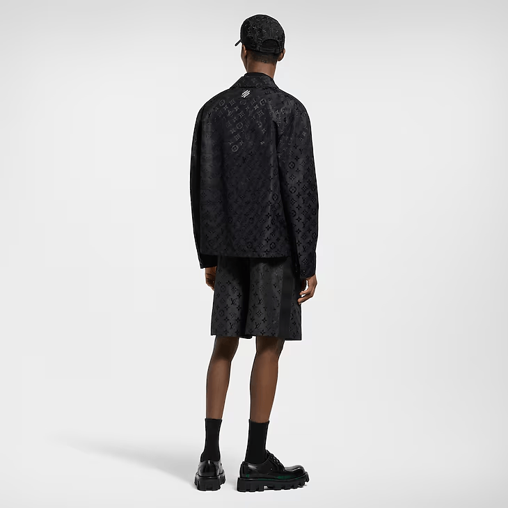 Louis Vuitton Monogram Moire Jacquard Silk Overshirt Size US S / EU 44-46 / 1 - 4 Thumbnail