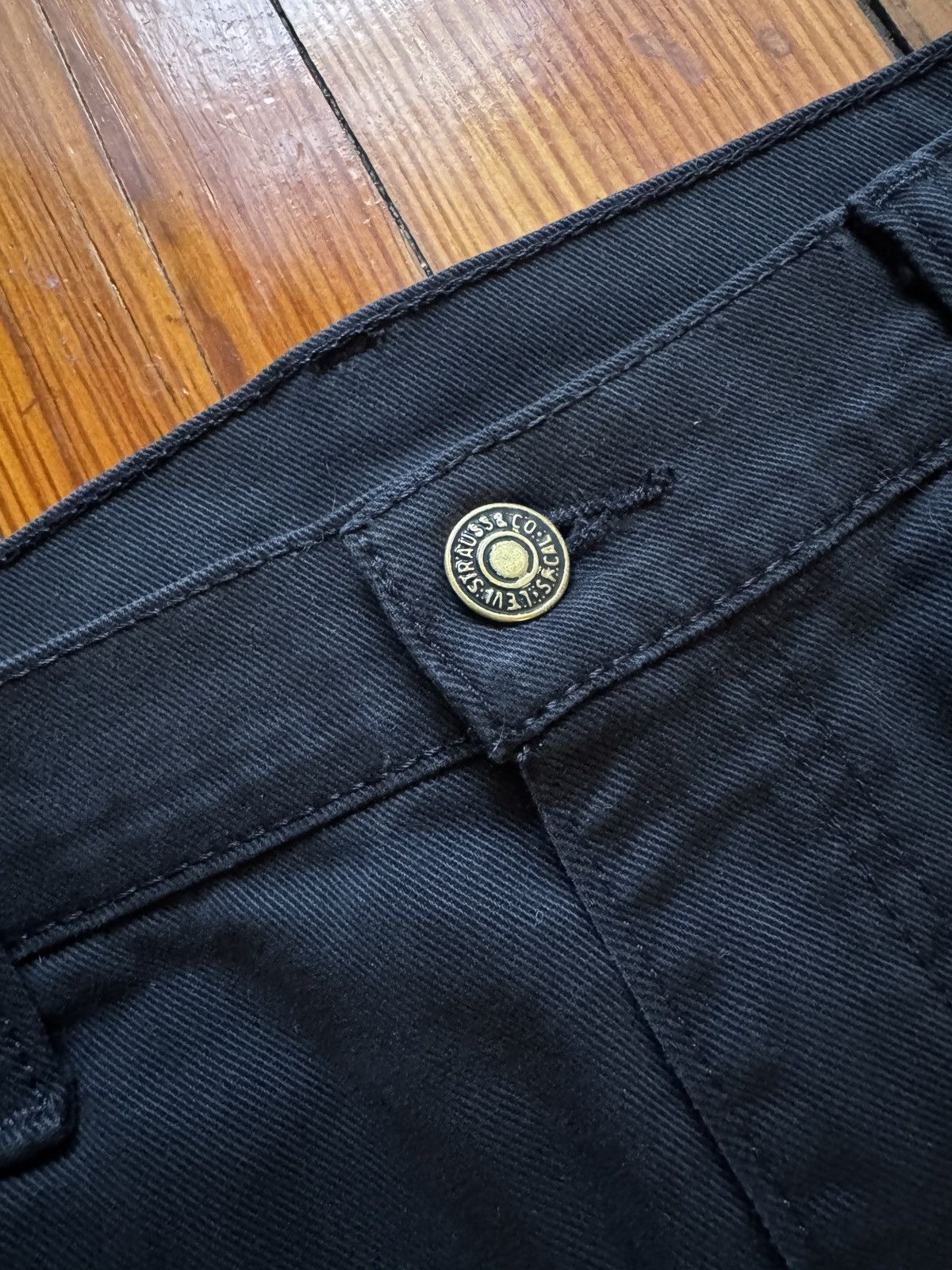 Levi's Black Denim Levi Pants Size US 33 - 10 Thumbnail