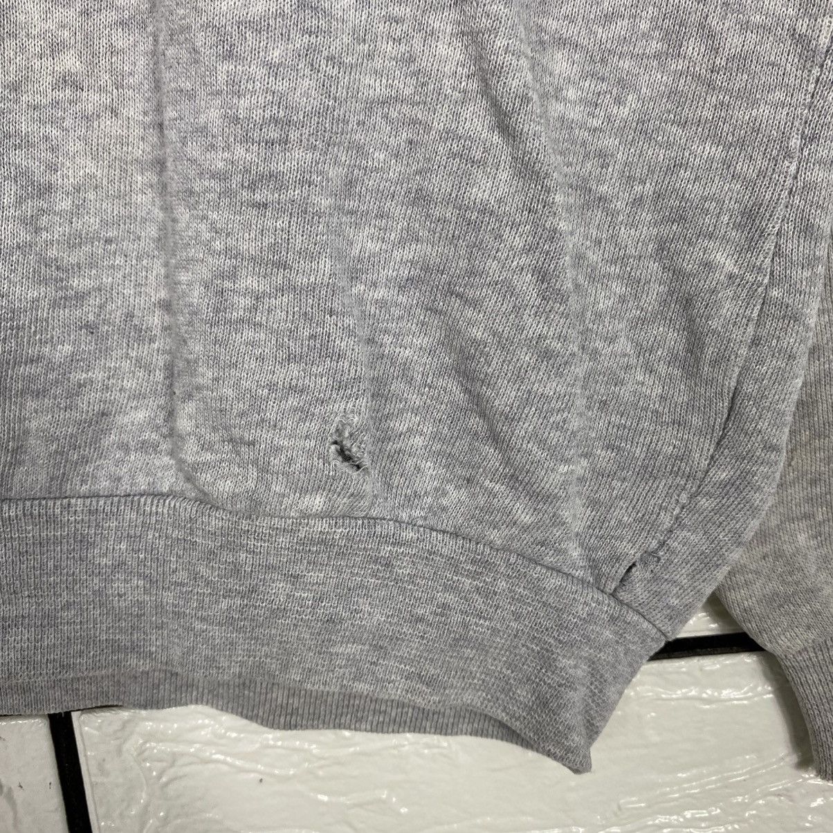 Vintage 📌Distressed Design Sweatshirt Trussardi Big Logo Size US M / EU 48-50 / 2 - 15 Thumbnail