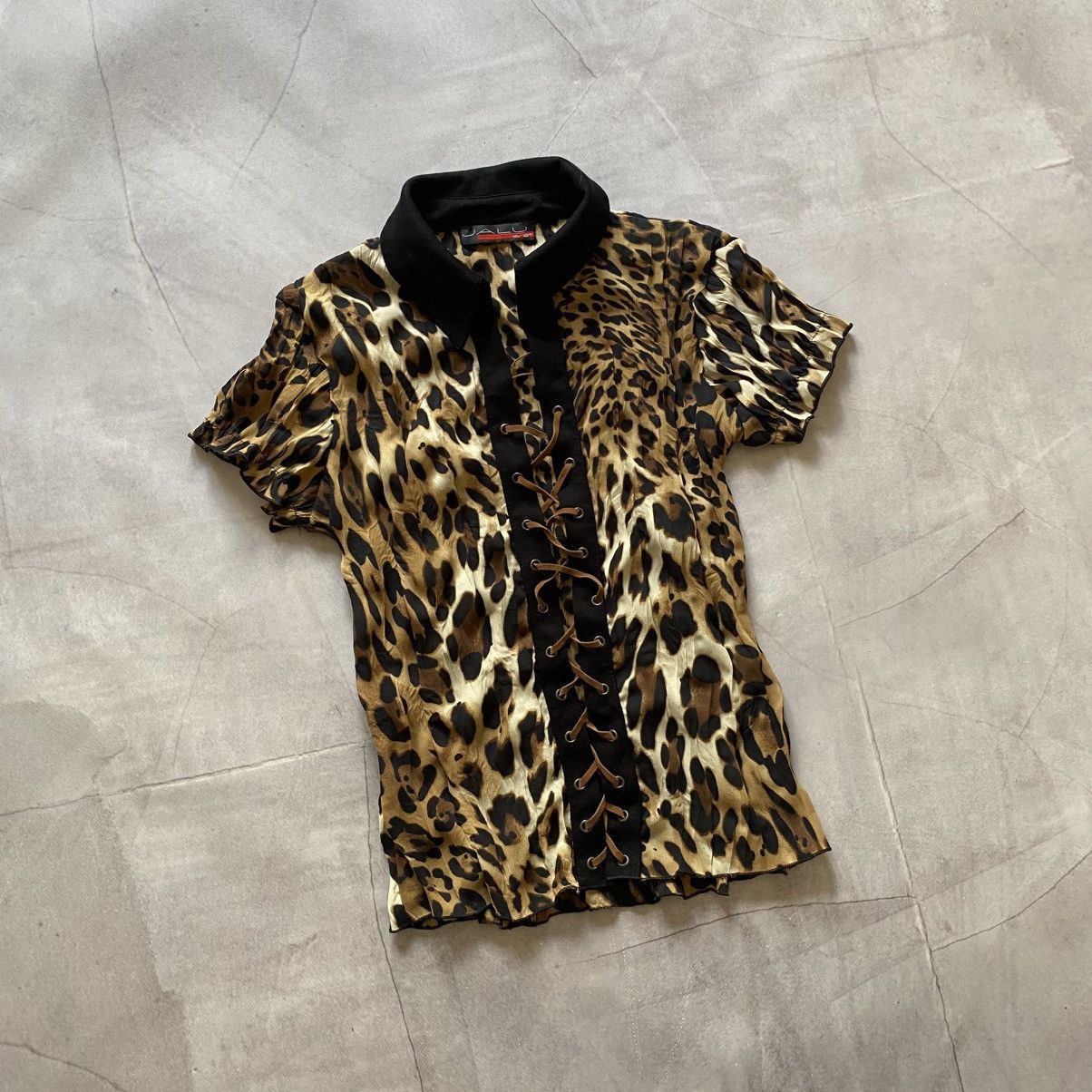 Hysteric Glamour Mesh Lion Pleats Shirt Like Issey Miyake Pleats Please Size S / US 4 / IT 40 - 1 Thumbnail