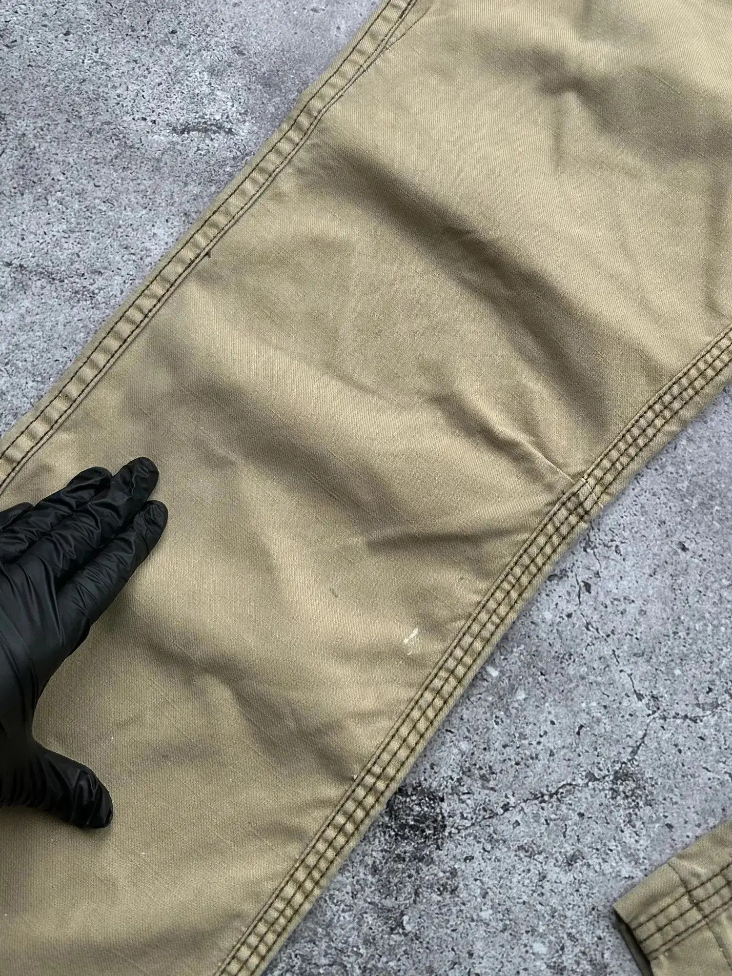 Vintage Vintage Belt Thrashed Wide Pants C627(V468) Size US 33 - 5 Thumbnail