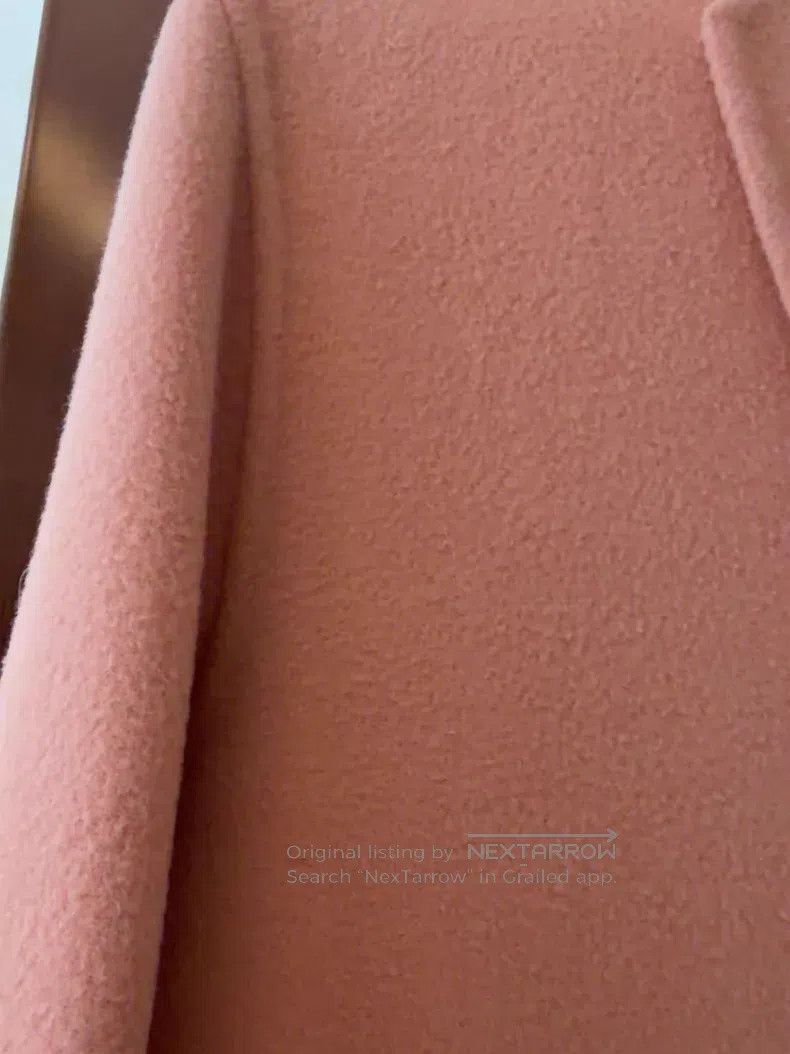 Acne Studios Acne Studios Pink Wool Coat Size 4XL / US 24-26 - 6 Thumbnail