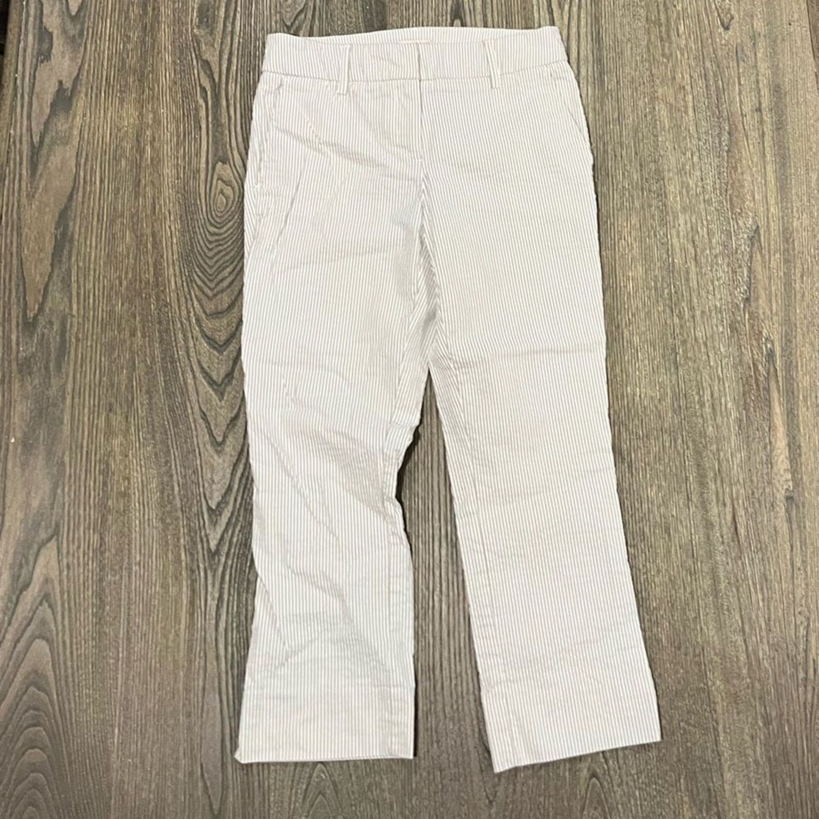 Vintage Eliane Rose Womens Straight Pants Flat Front Striped Size 4 Size 27" / US 4 / IT 40 - 1 Thumbnail
